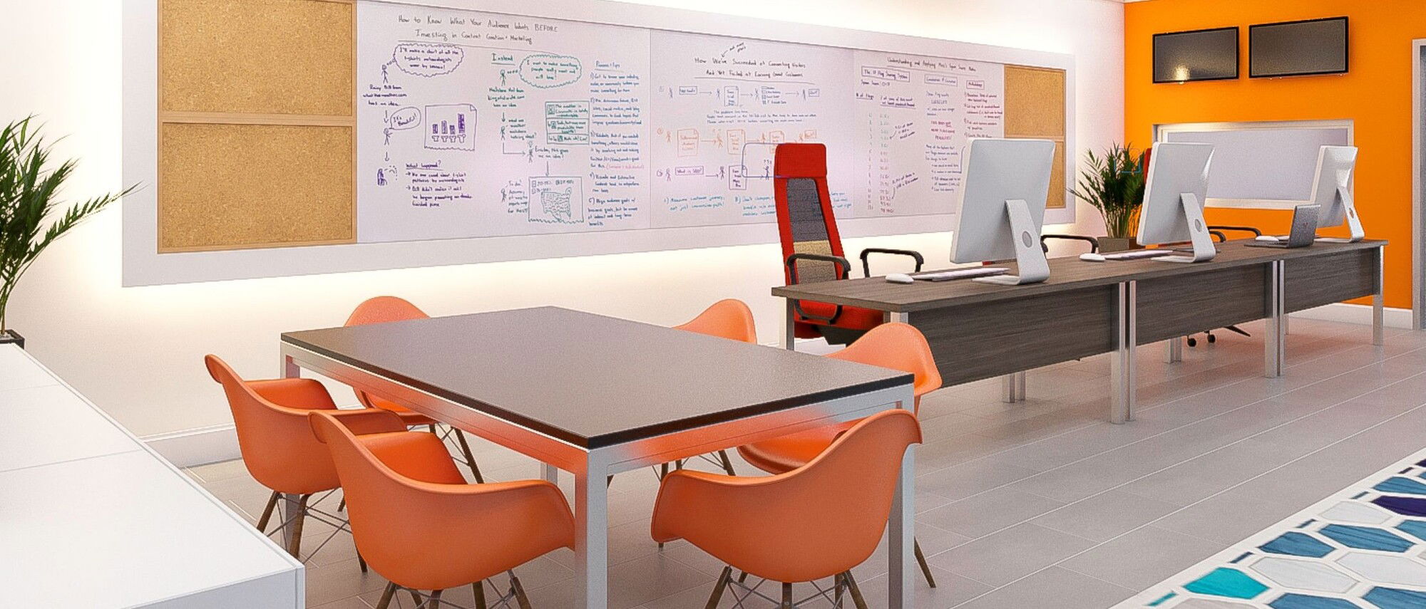 Fun, Colorful & Energetic Office