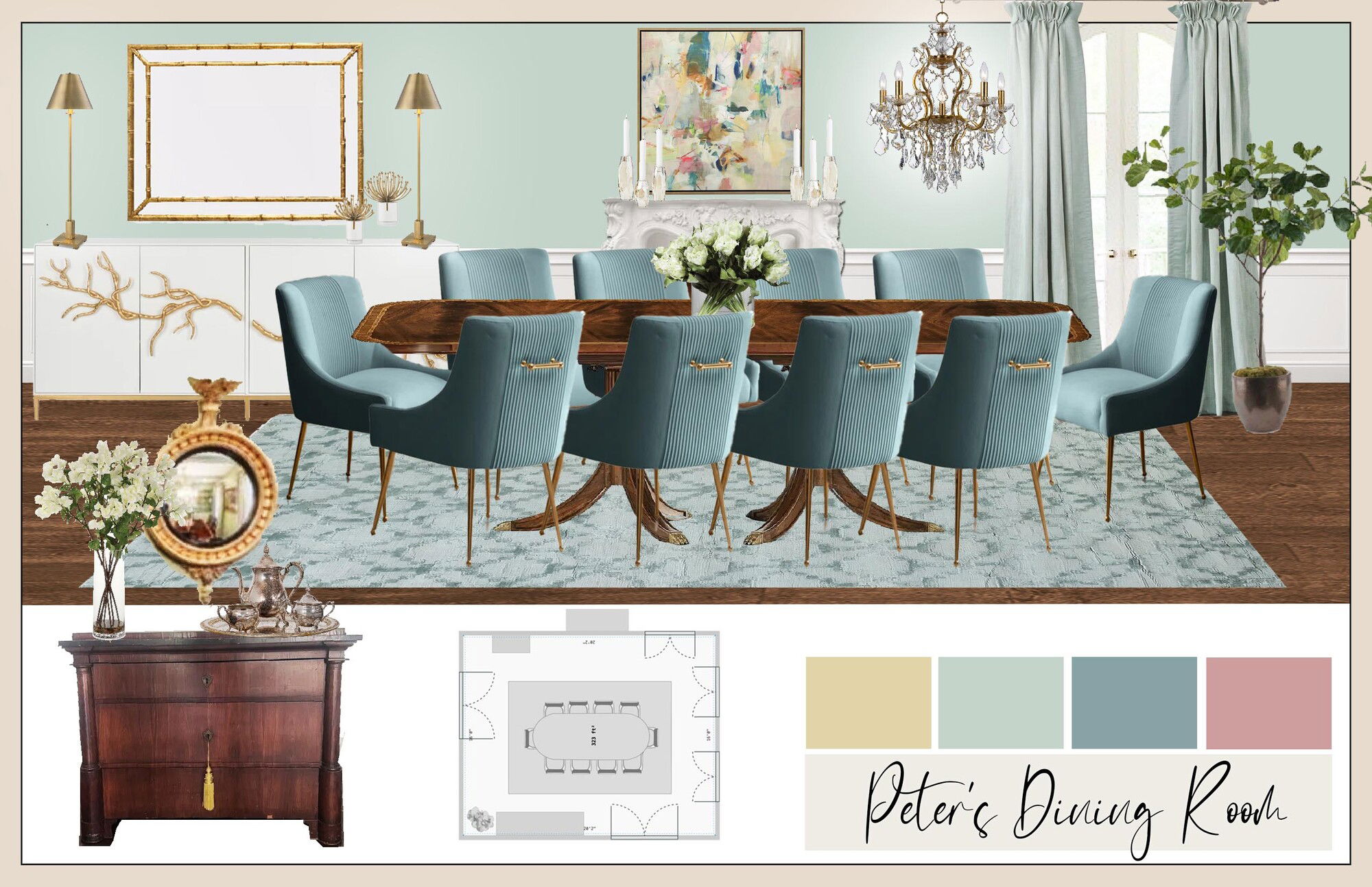 Online Designer Dining Room Interior Design Ideas