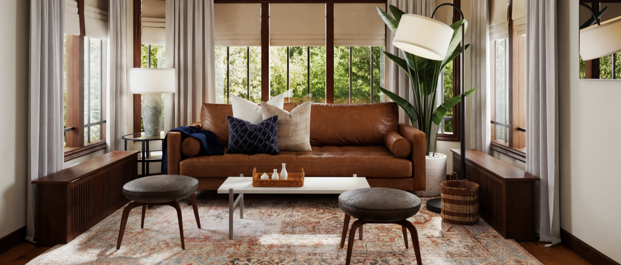 Modern Fresh Home Renovation- After Rendering