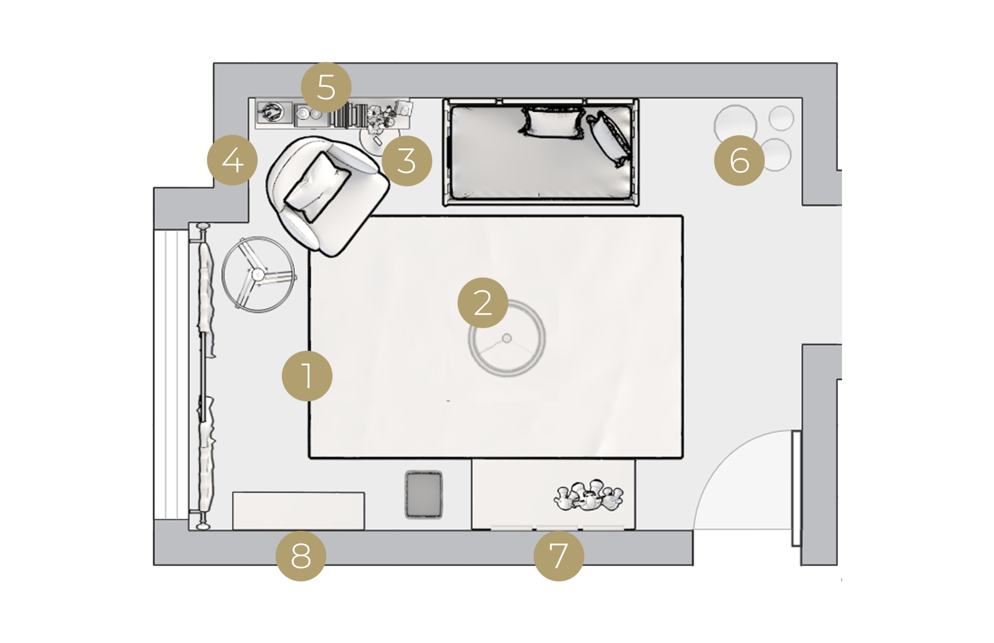 Online Designer Nursery Floorplan