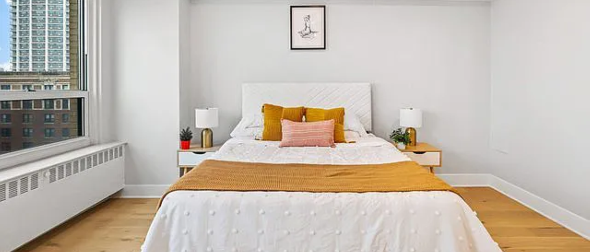 Diseño de Interiores de Condominio Pequeño Acogedor y Chic - Foto Antes