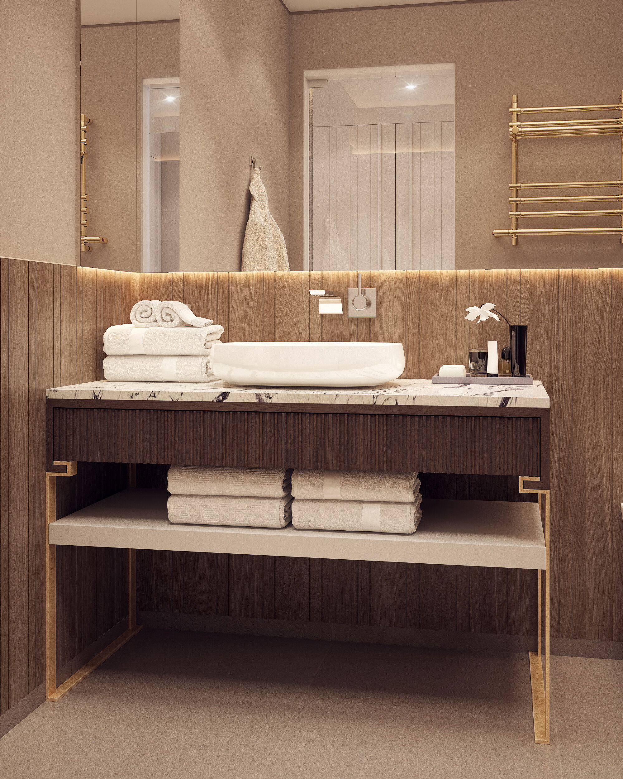 Sleek Bathroom Interior Design Boutique Hotel Bathroom Remodel