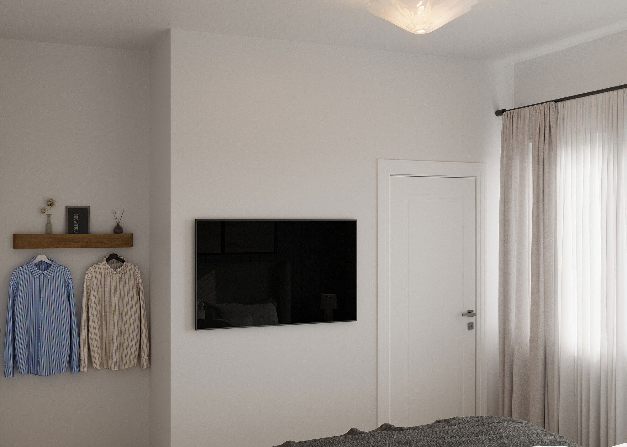 Online Designer Bedroom 3D Model 3