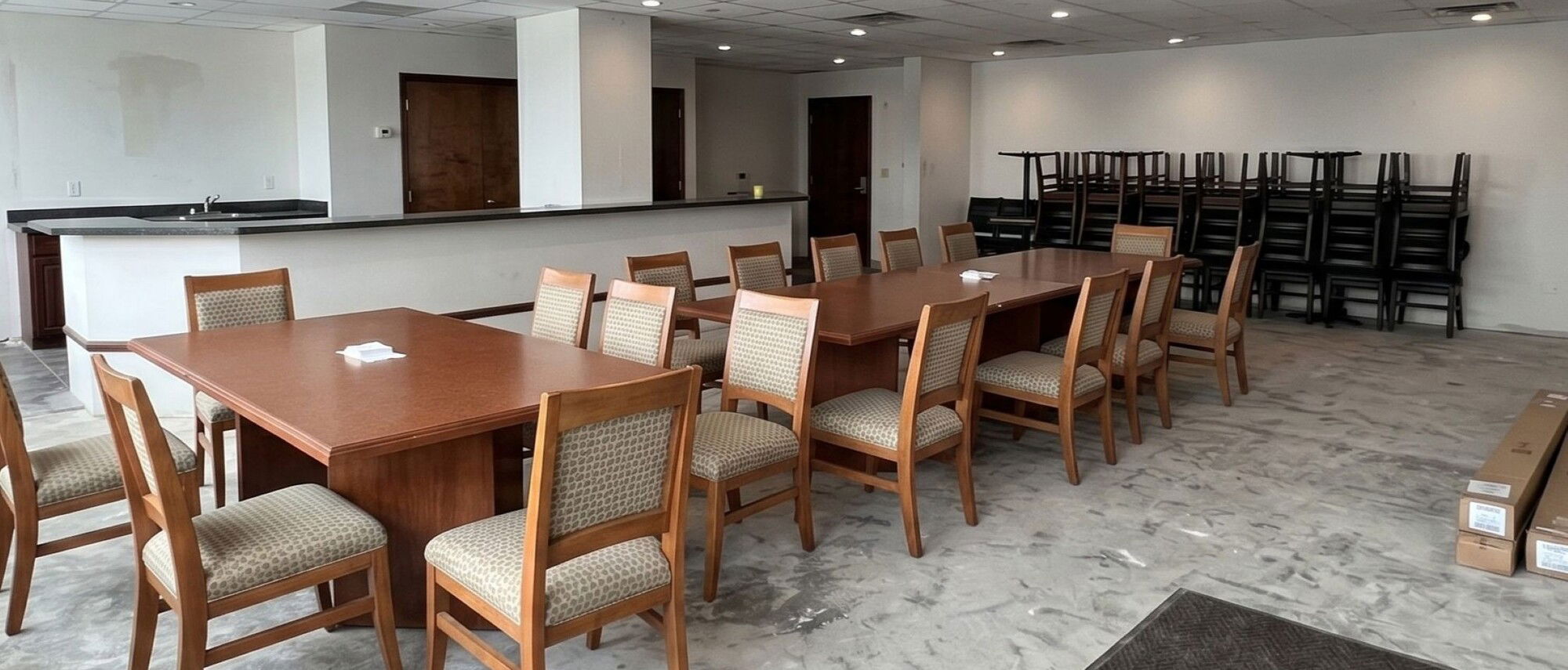 Modern Transitional Condo Club Room Renovation-Ellyn Before Photo
