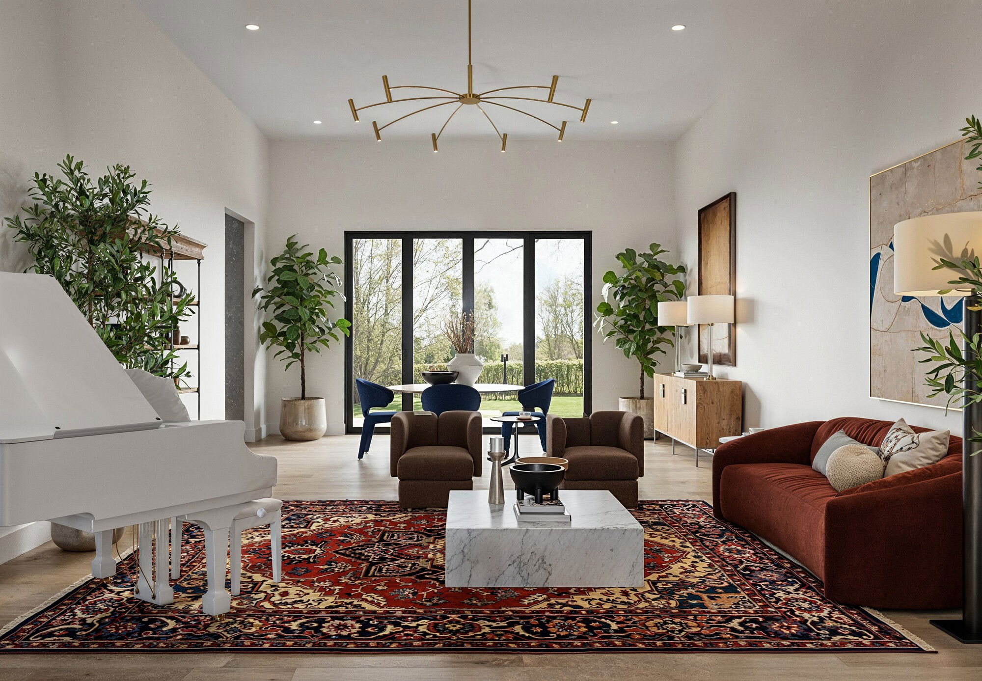 Online Designer Combined Living/Dining 3D Model 5