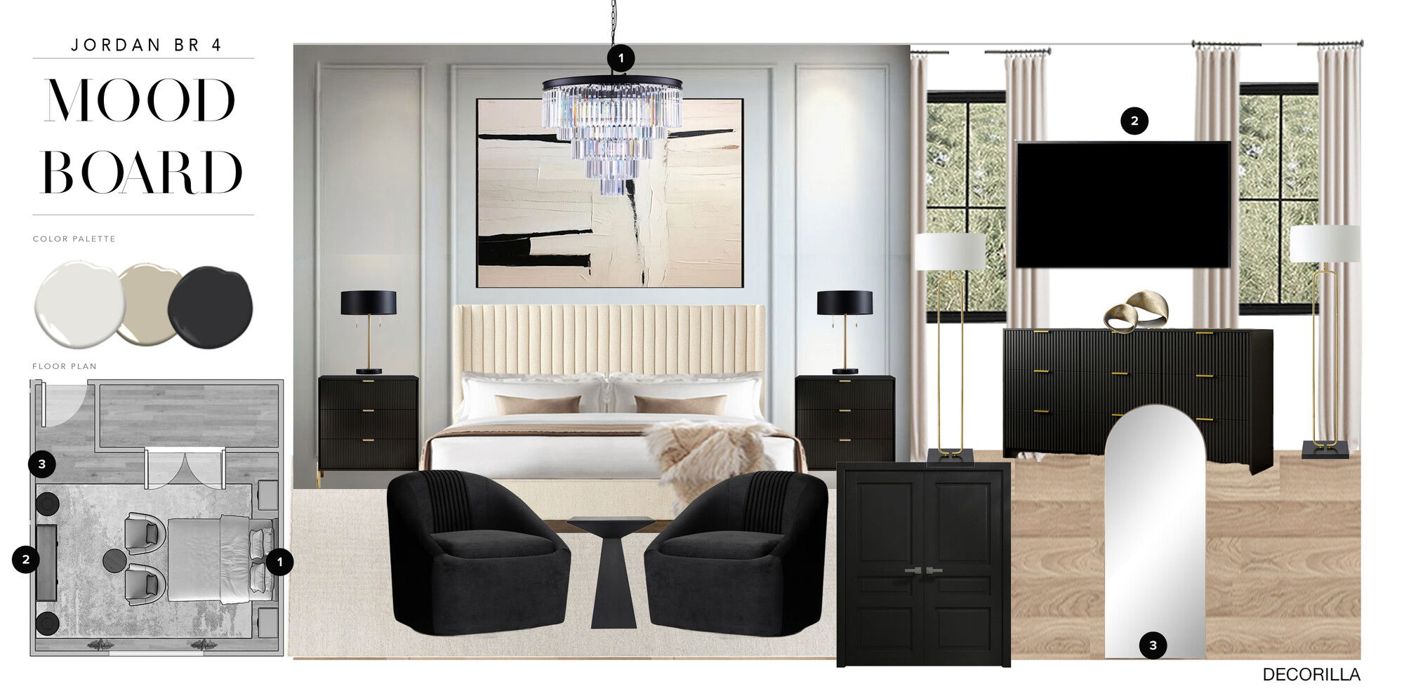 Ideas de diseño interior de dormitorio en línea