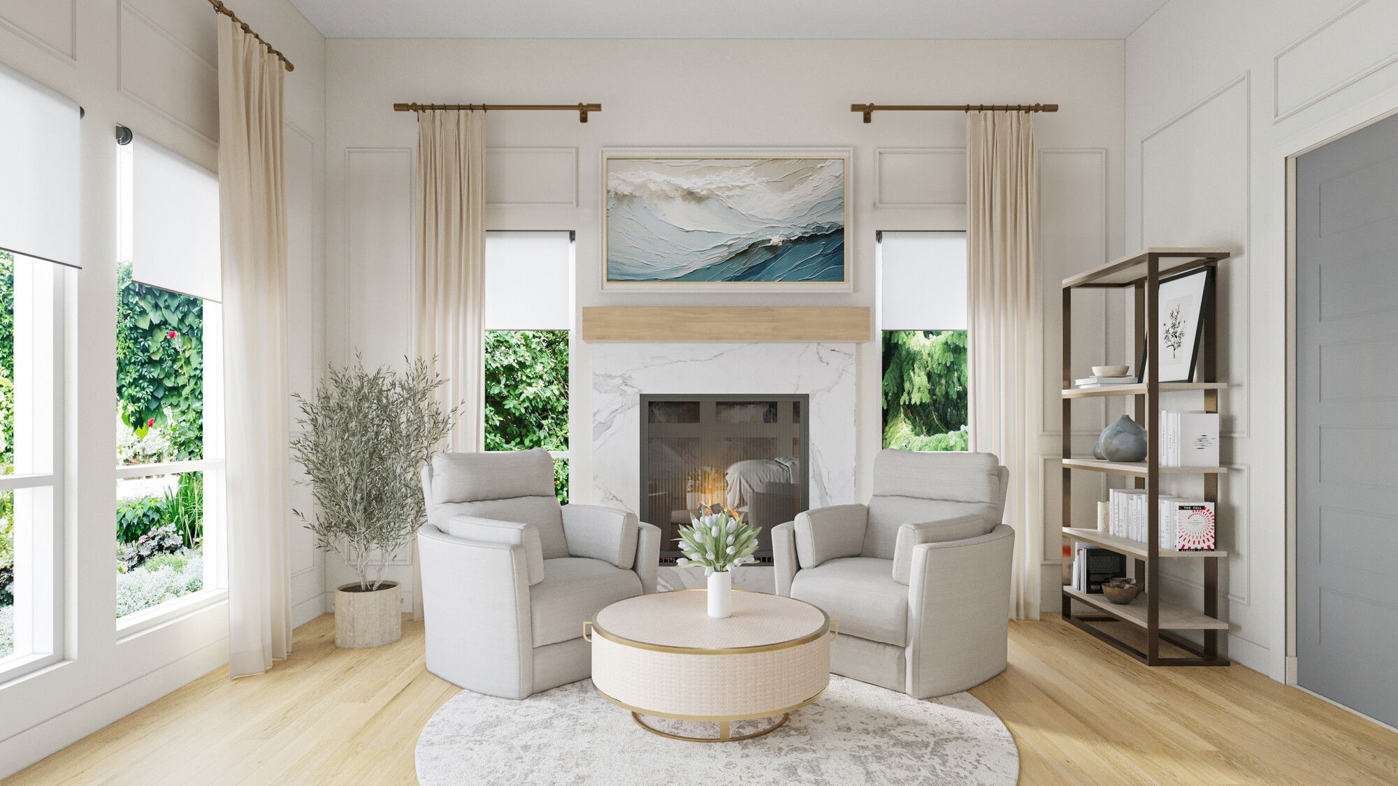 Online Designer Bedroom 3D Model 2