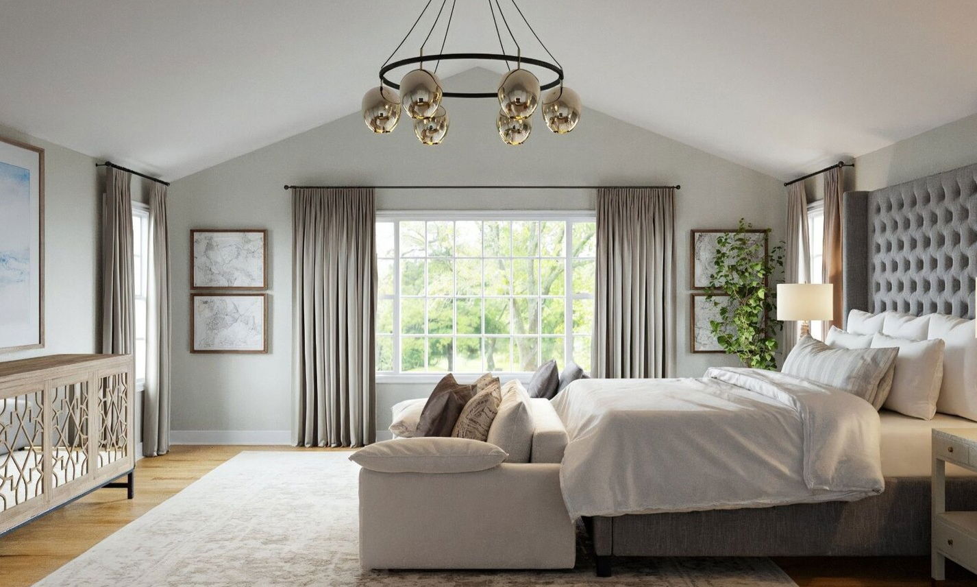 High End Family Cottage with Patio by interior designers in Hamptons, New York