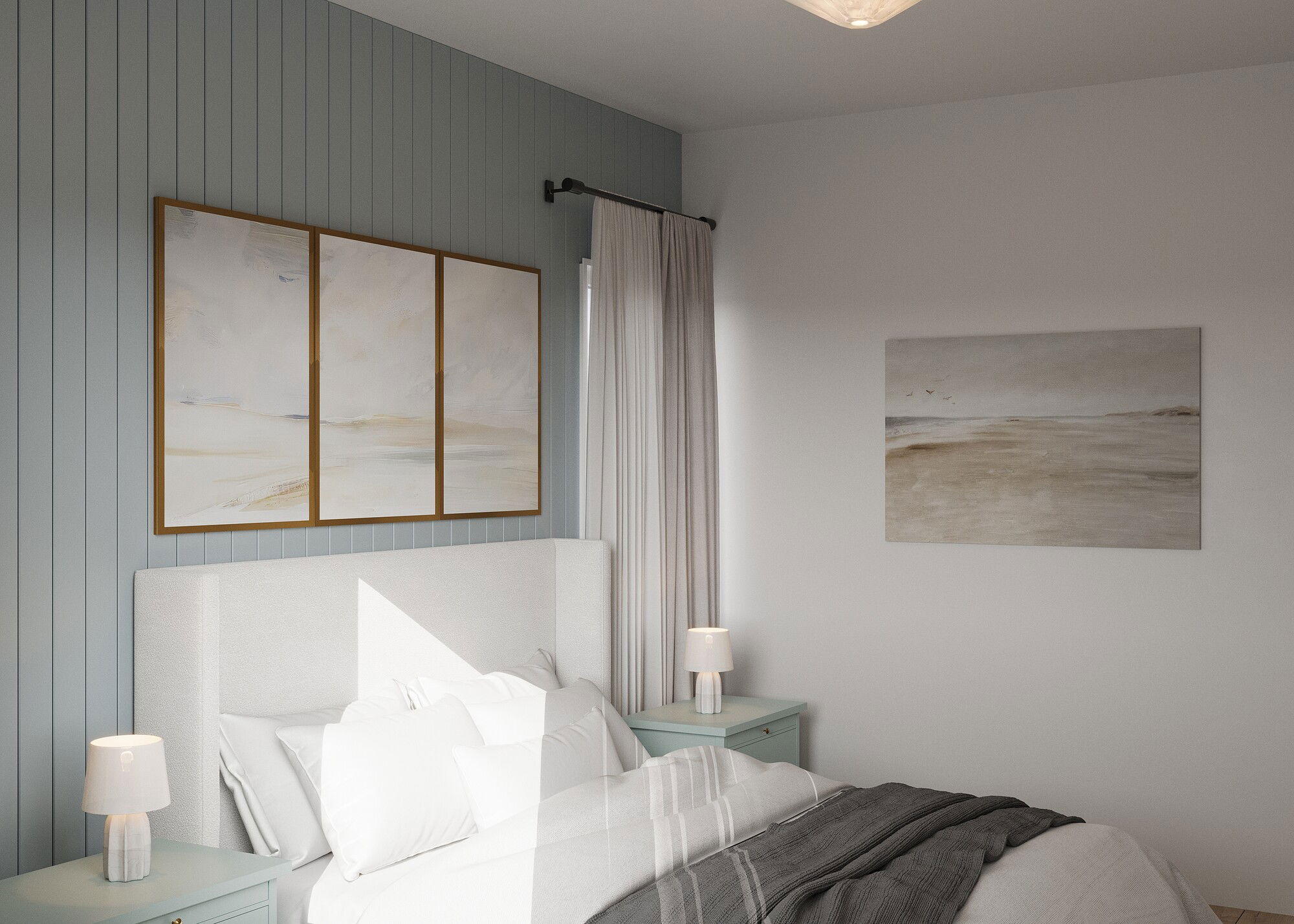 Online Designer Bedroom 3D Model 2