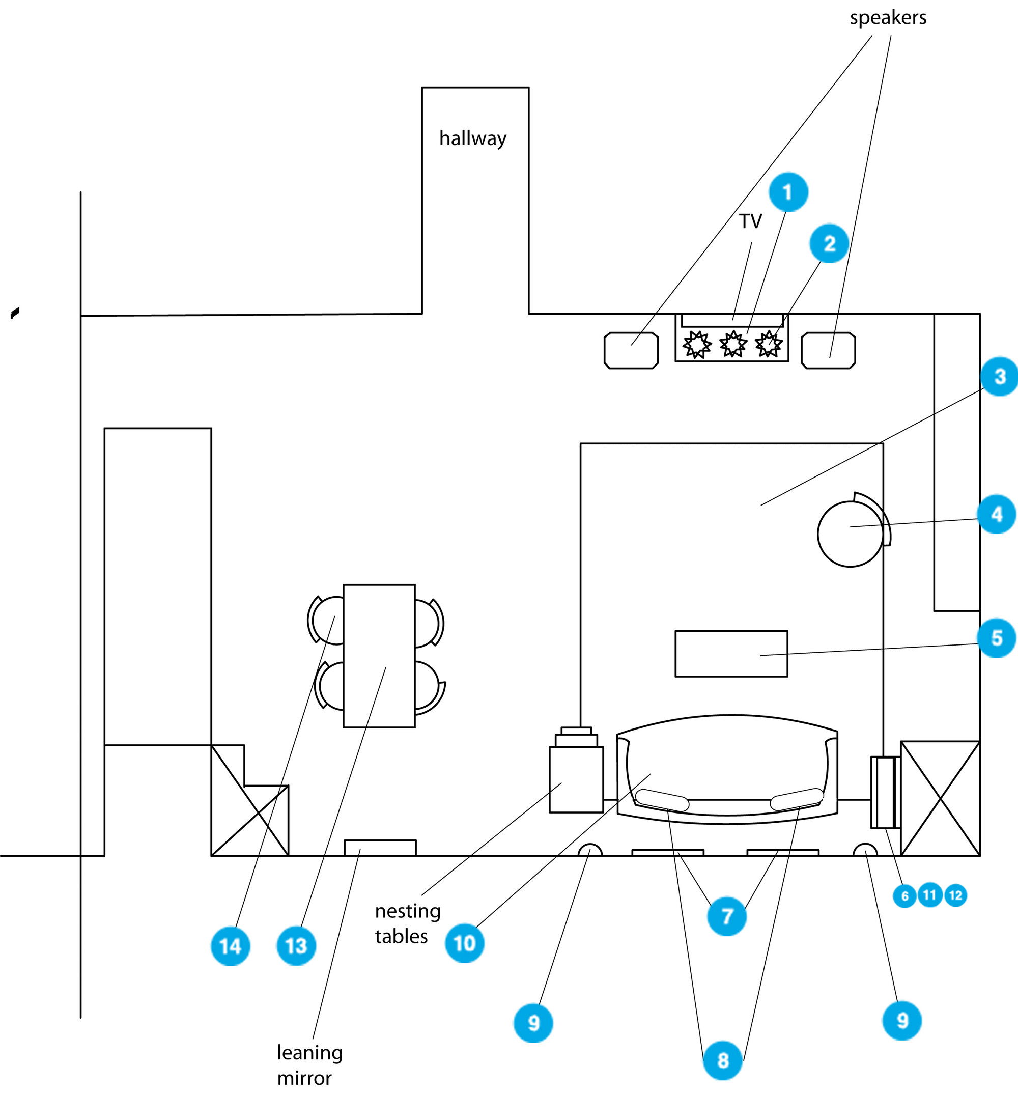 Online Designer Studio Floorplan