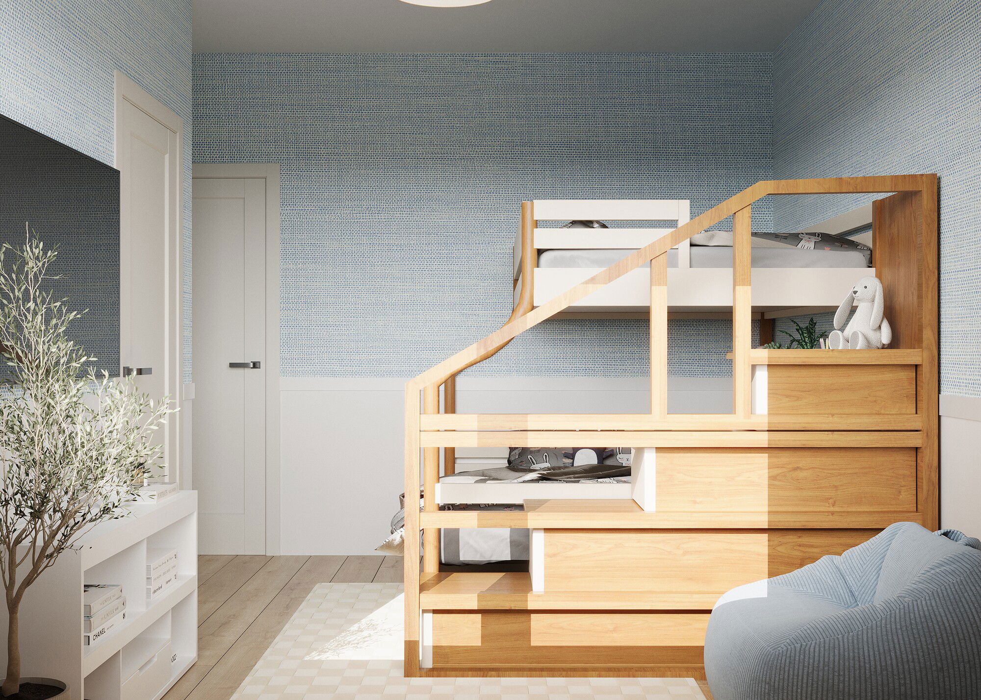 Online Designer Bedroom 3D Model 3