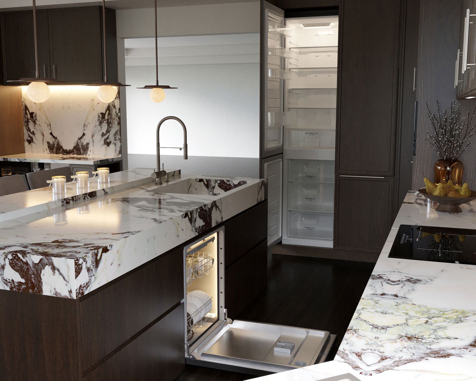 Online Designer Kitchen 3D Model 5