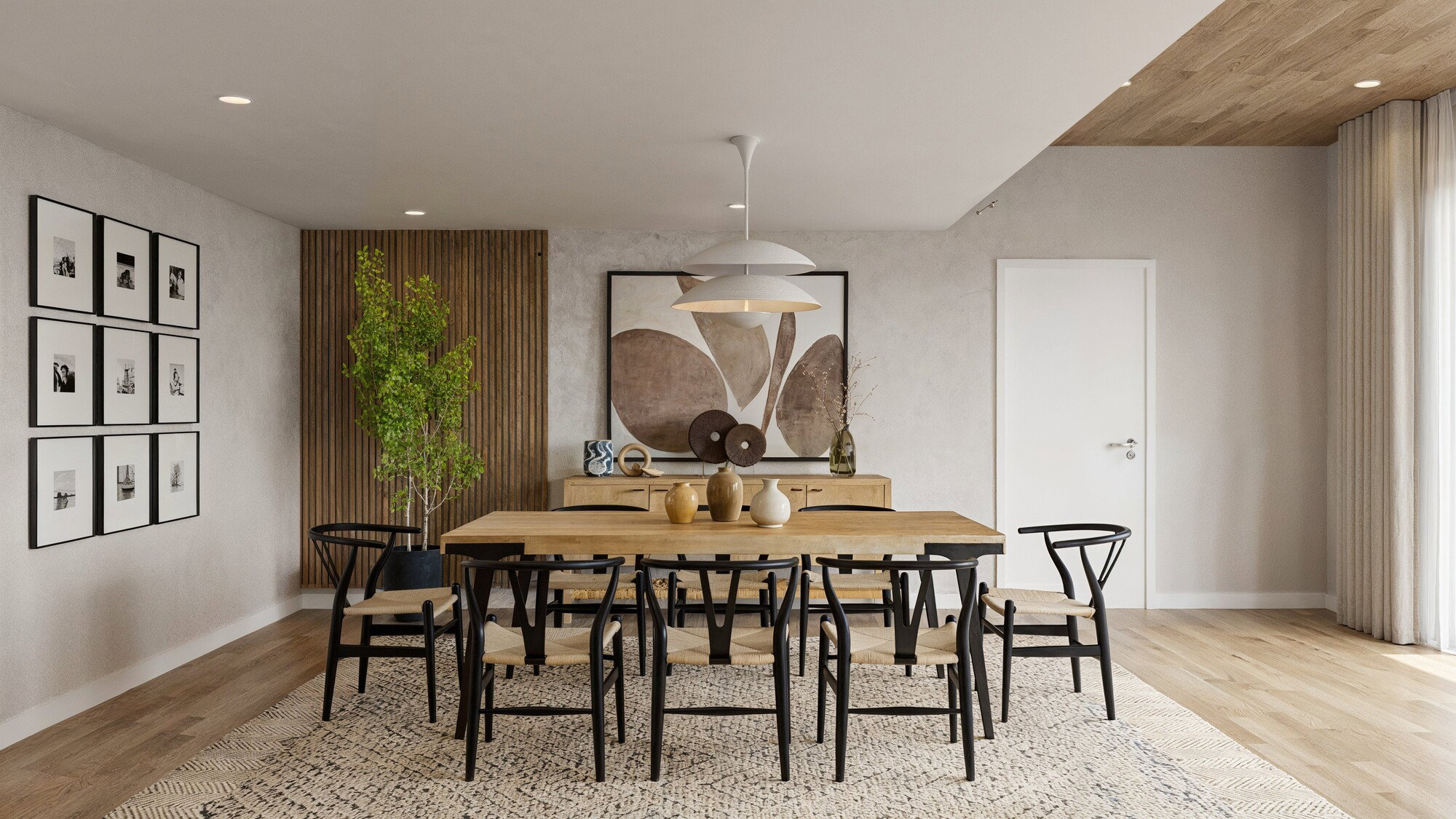 Online Designer Combined Living/Dining 3D Model 1