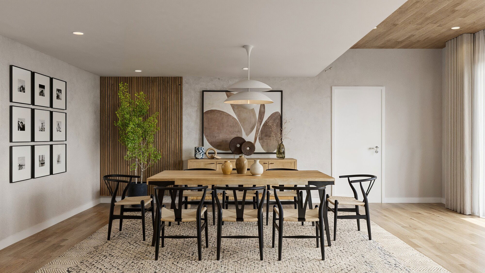 Online Designer Combined Living/Dining 3D Model 1