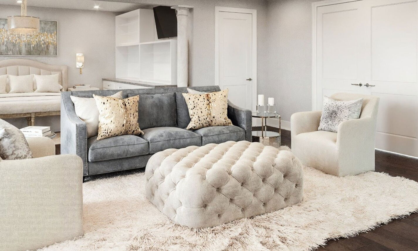 Transitional Bedroom, Office & Entry Project