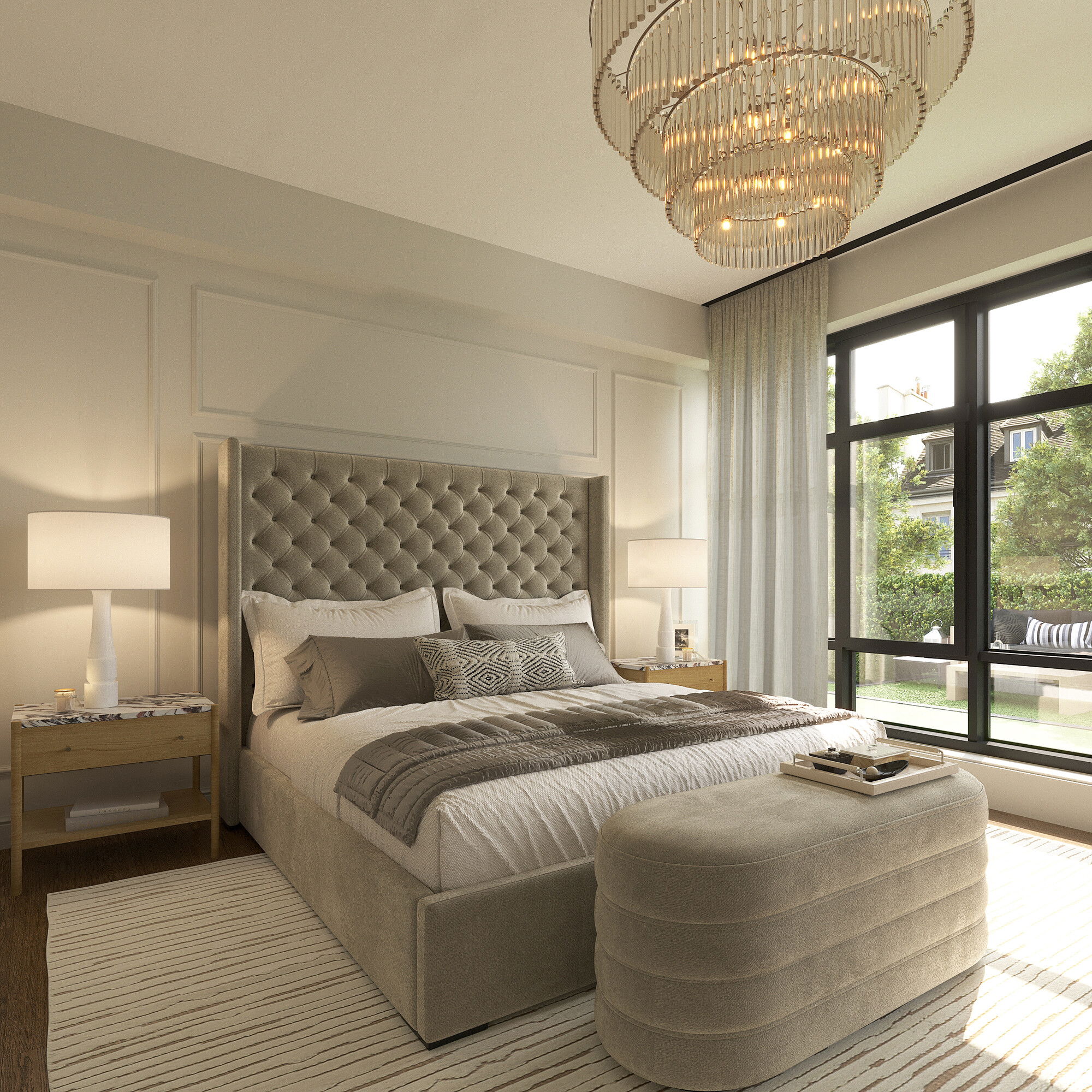 Modelo 3D de Dormitorio del Diseñador en Línea 2
