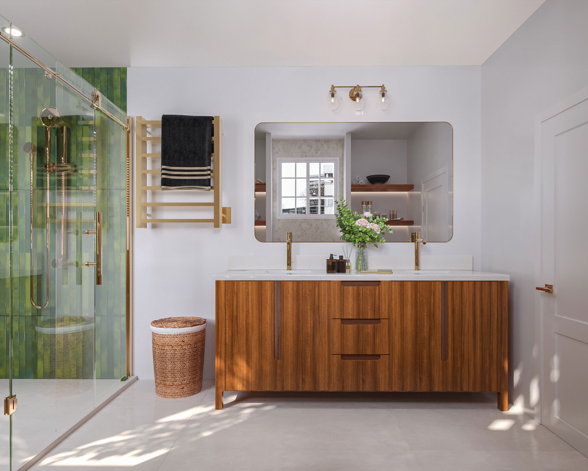 Online Designer Bathroom 3D Model 3