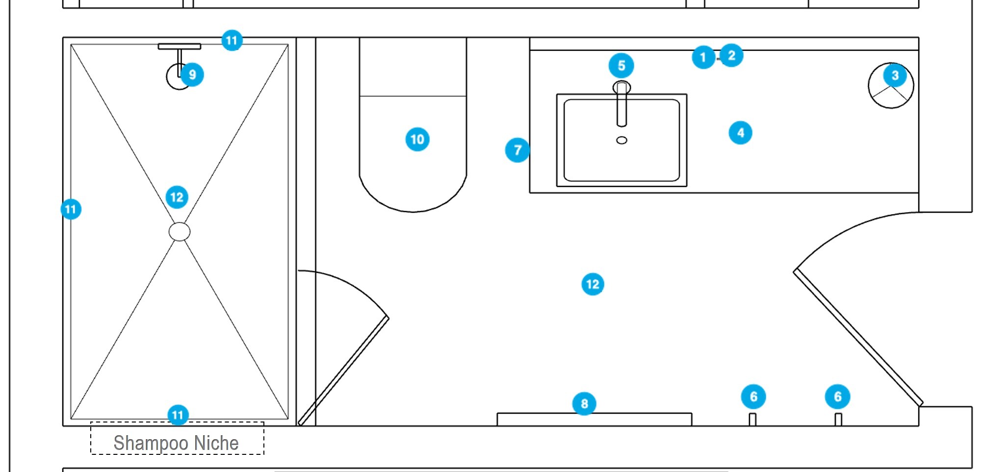 Online Designer Hallway/Entry Floorplan