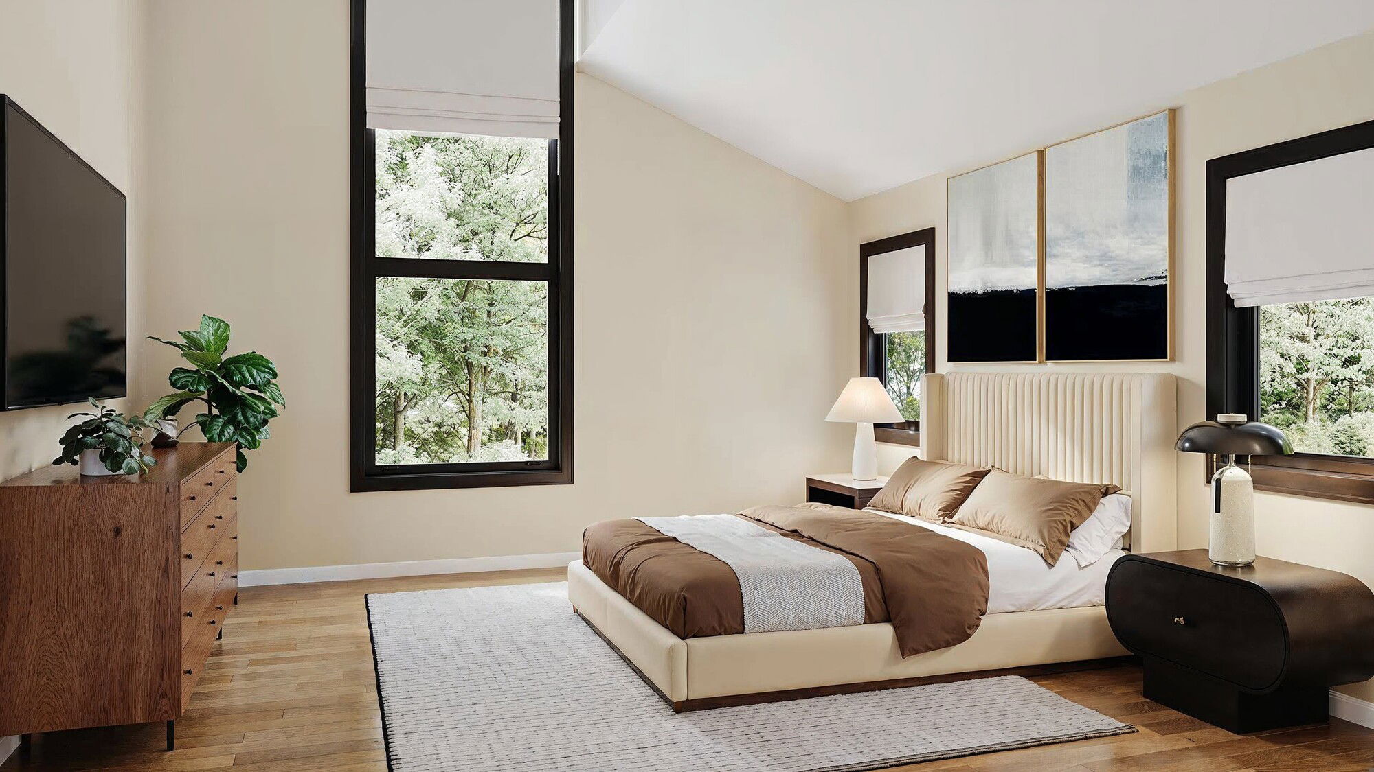 Online Designer Bedroom 3D Model 5