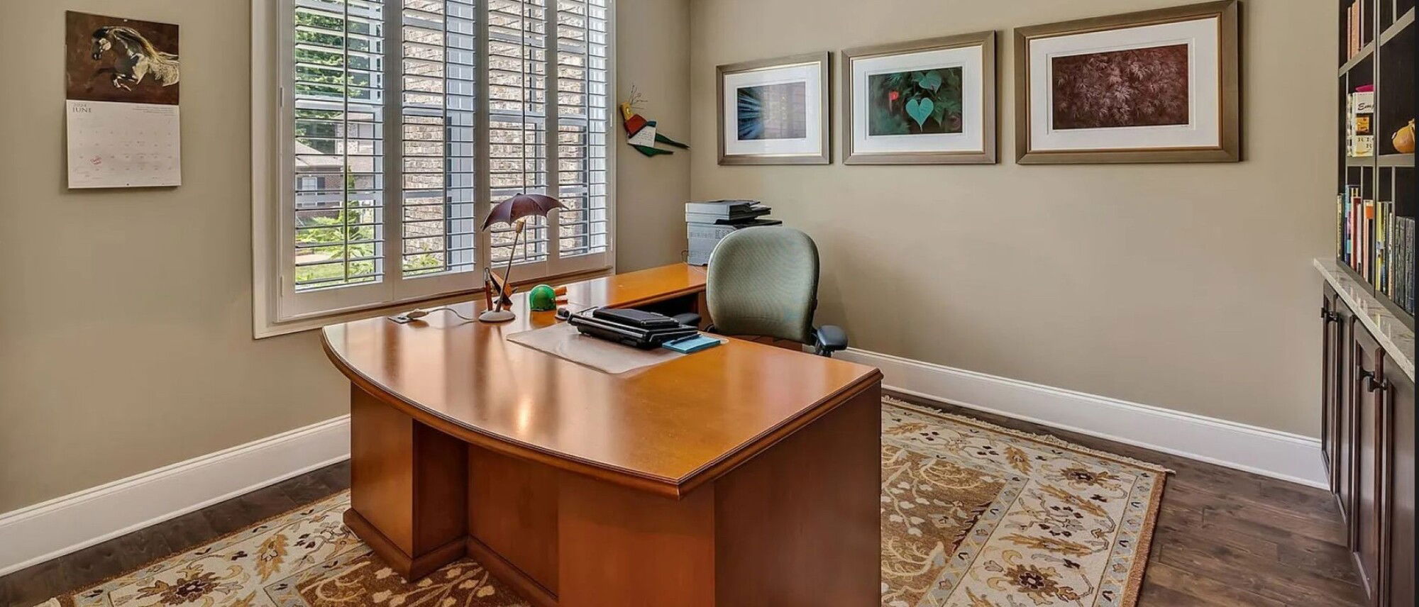 Sleek & Contemporary Home Office Transformation- Before Photo