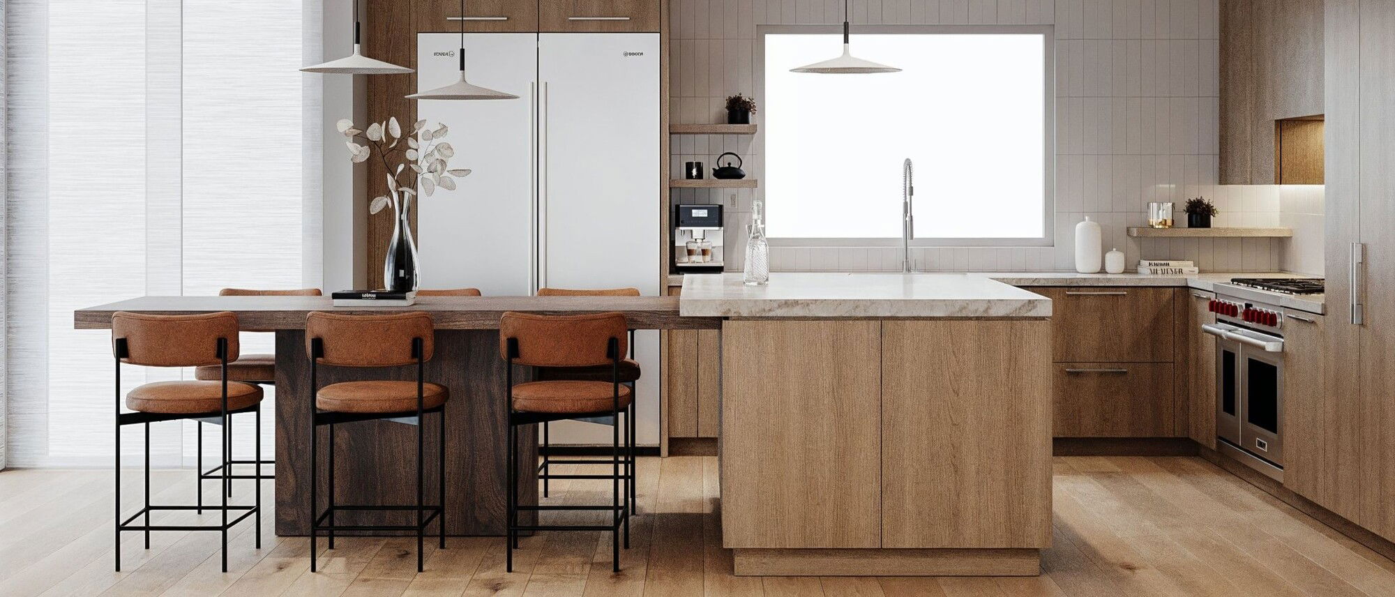 Beautiful Modern Contemporary Kitchen Remodel- After Rendering