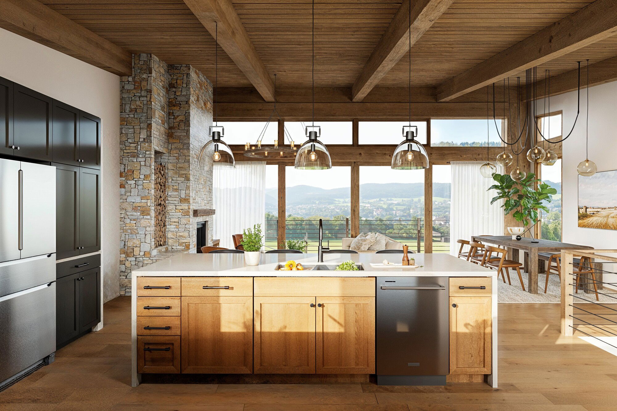 Online Designer Kitchen 3D Model 3