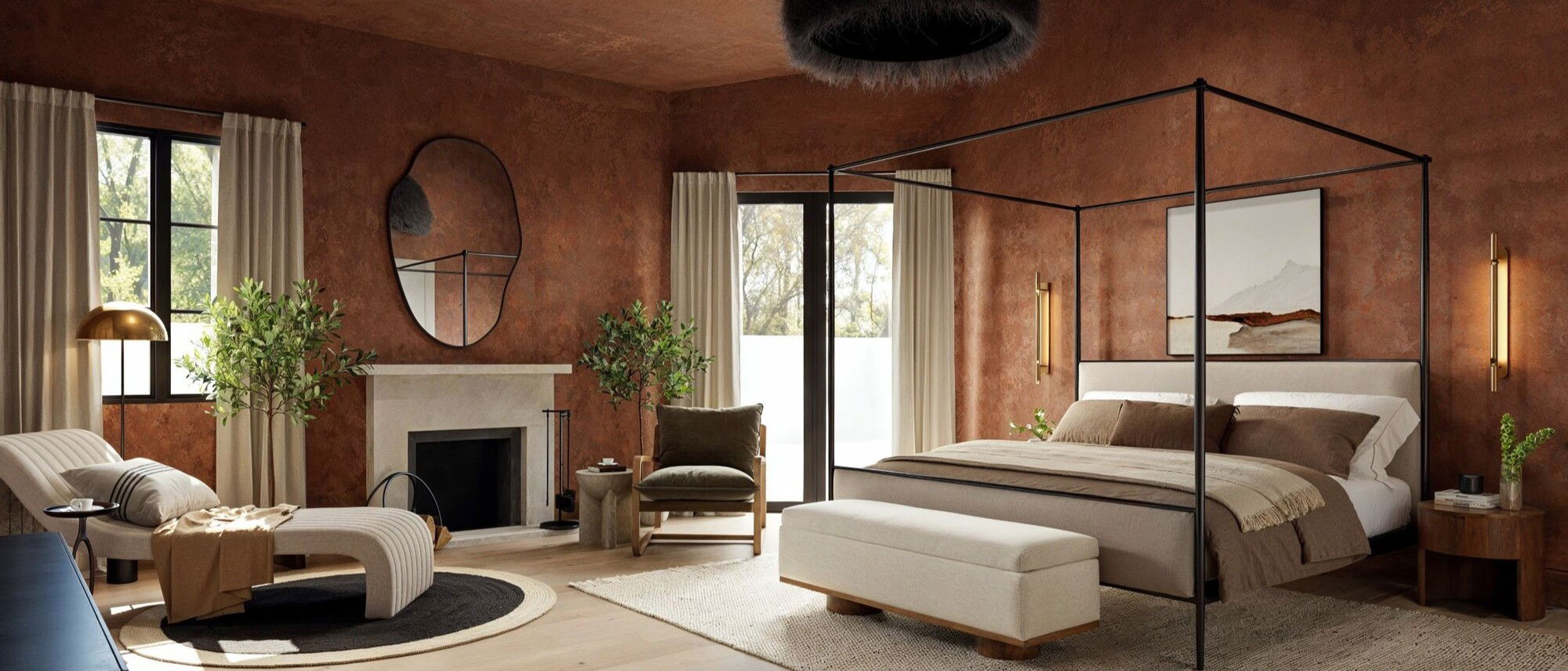 Moody Home Renovation by affordable Glendale interior designers