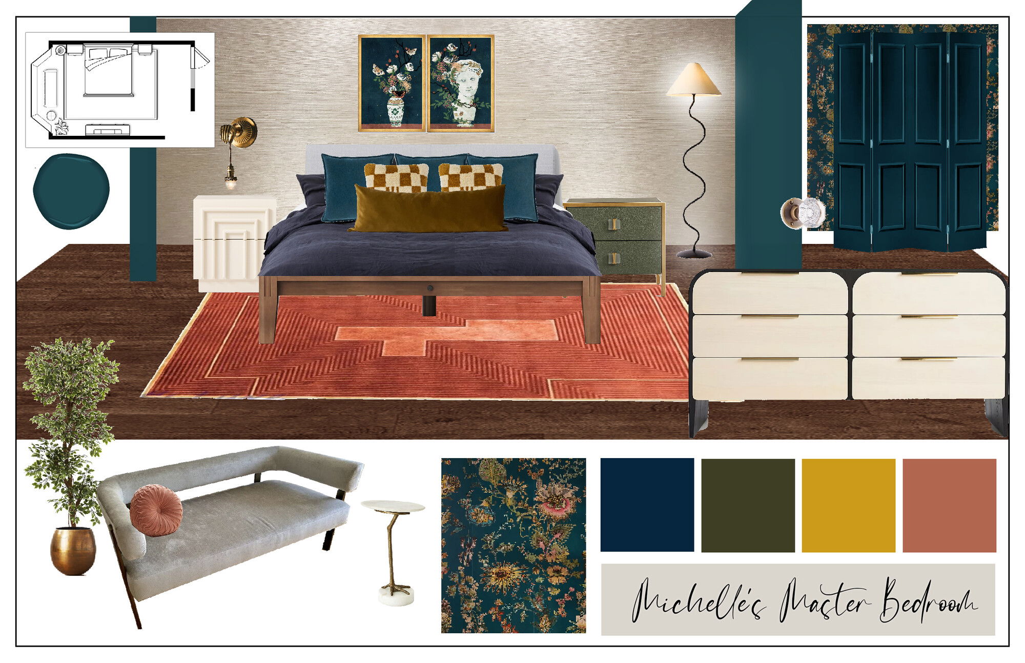 Ideas de diseño interior de dormitorio en línea