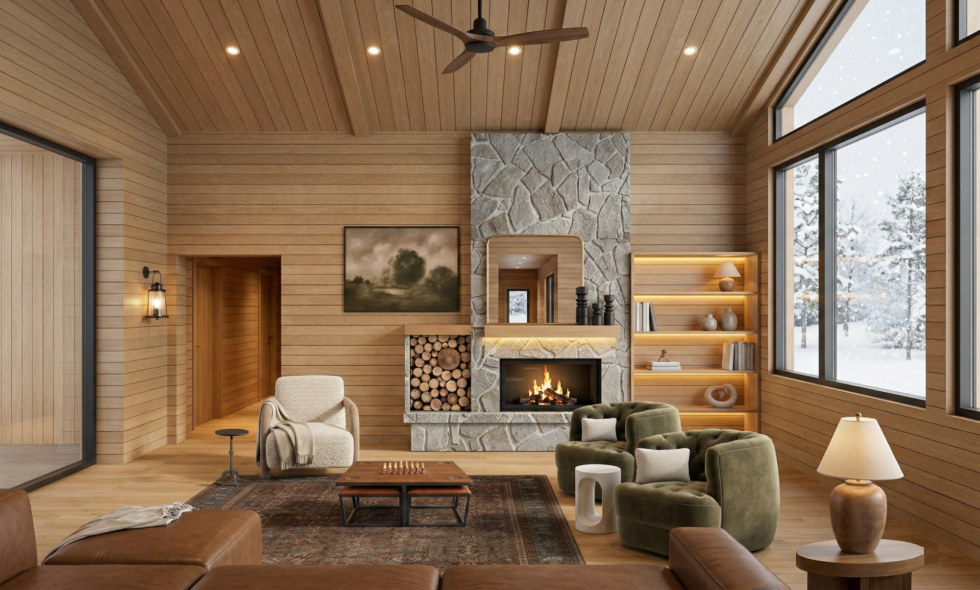 Online Designer Living Room 3D Model 3