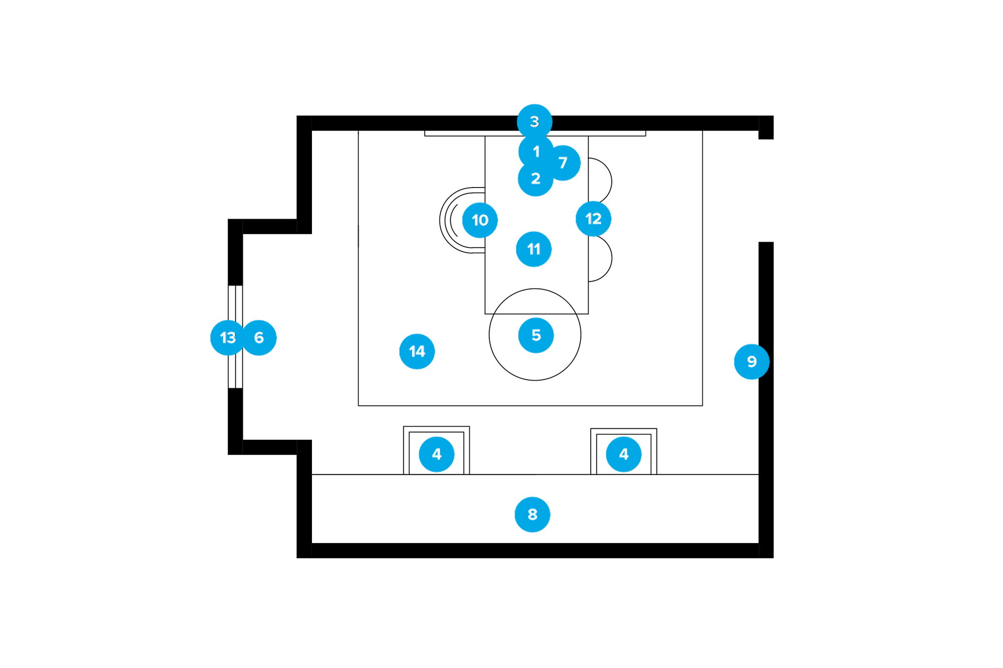 Online Designer Home/Small Office Floorplan