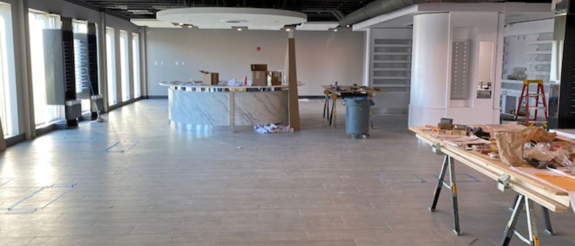 Colorful Chic & Glam Business Space Decor- Before Photo