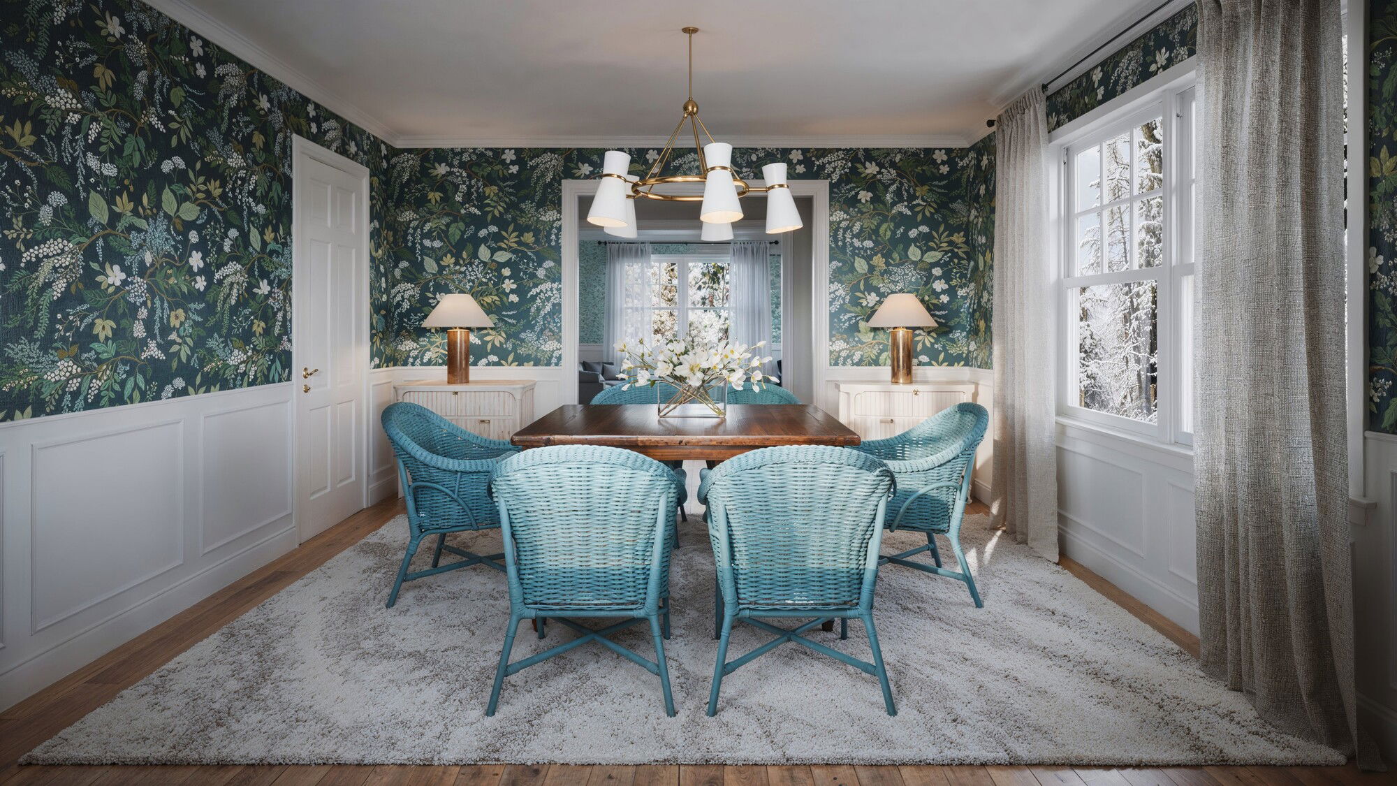 Online Designer Dining Room 3D Model 1