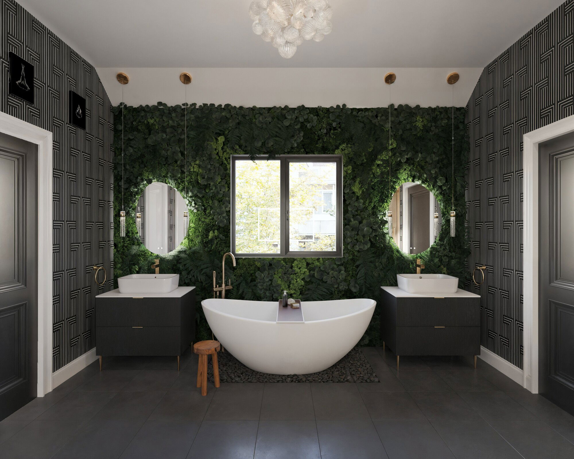 Online Designer Bathroom 3D Model 3
