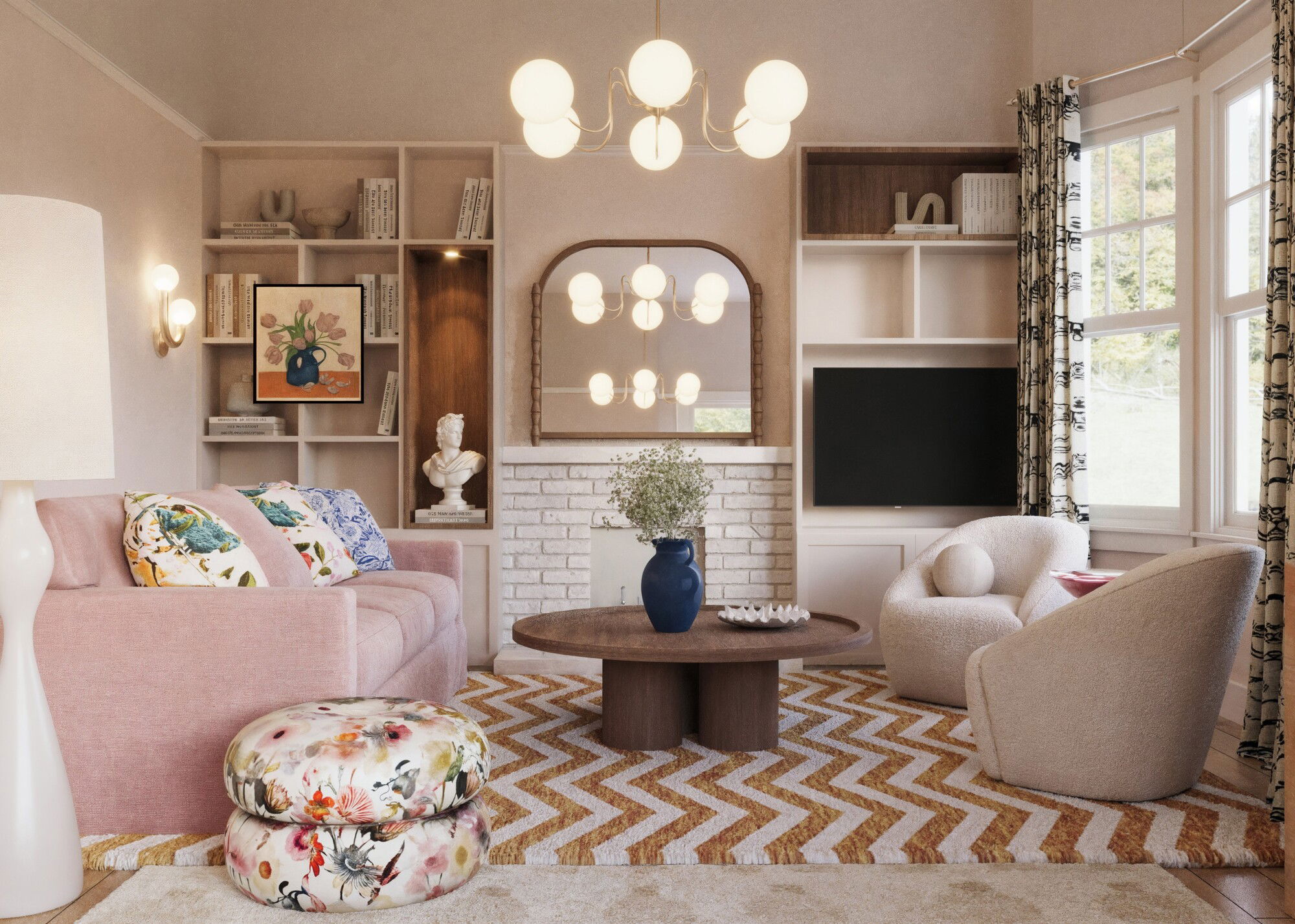 Online Designer Living Room 3D Model 5