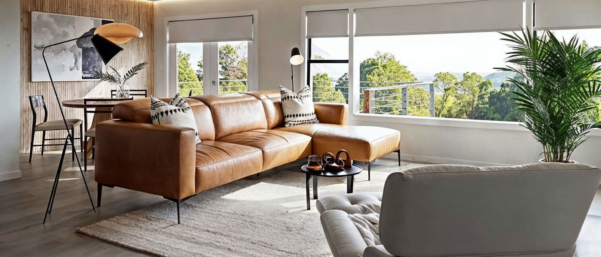 Cool and Mid Century Modern Home by interior designers in San Diego, California