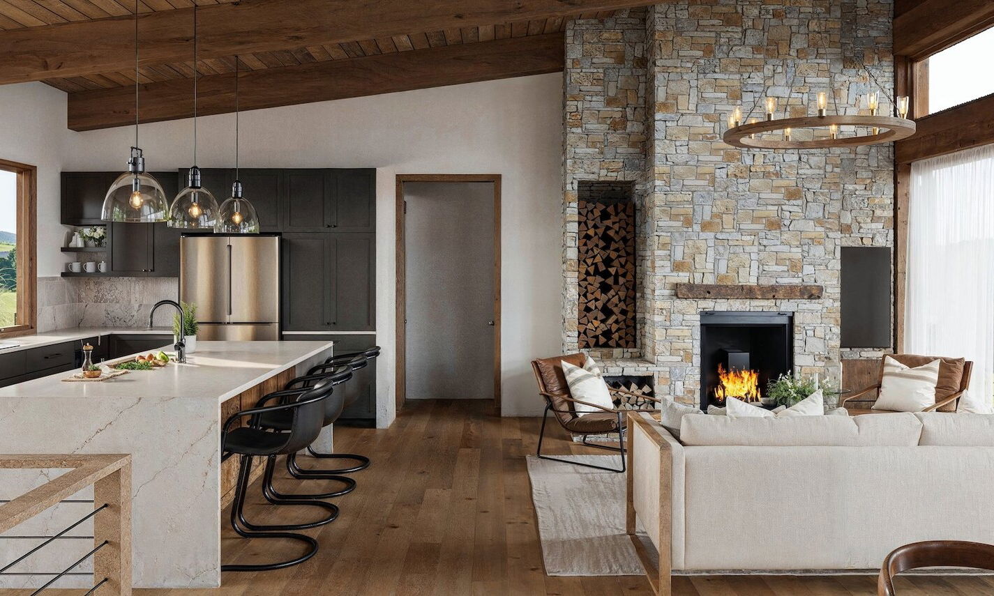 Modern Farmhouse Home Design with Cozy Vibes by affordable Gainesville interior designers