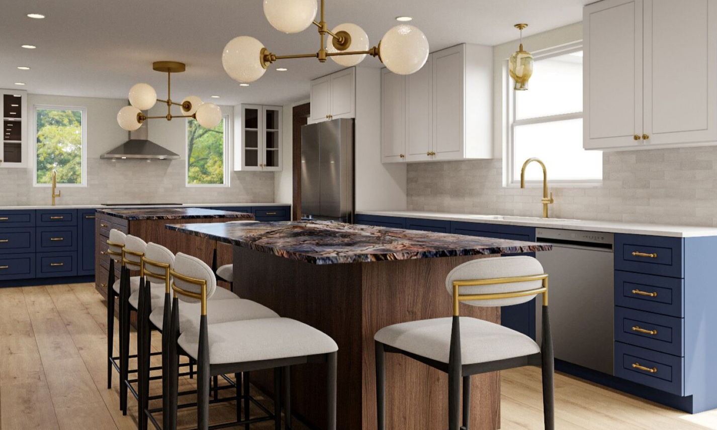 Transitional Beach House Renovation with Modern Touches