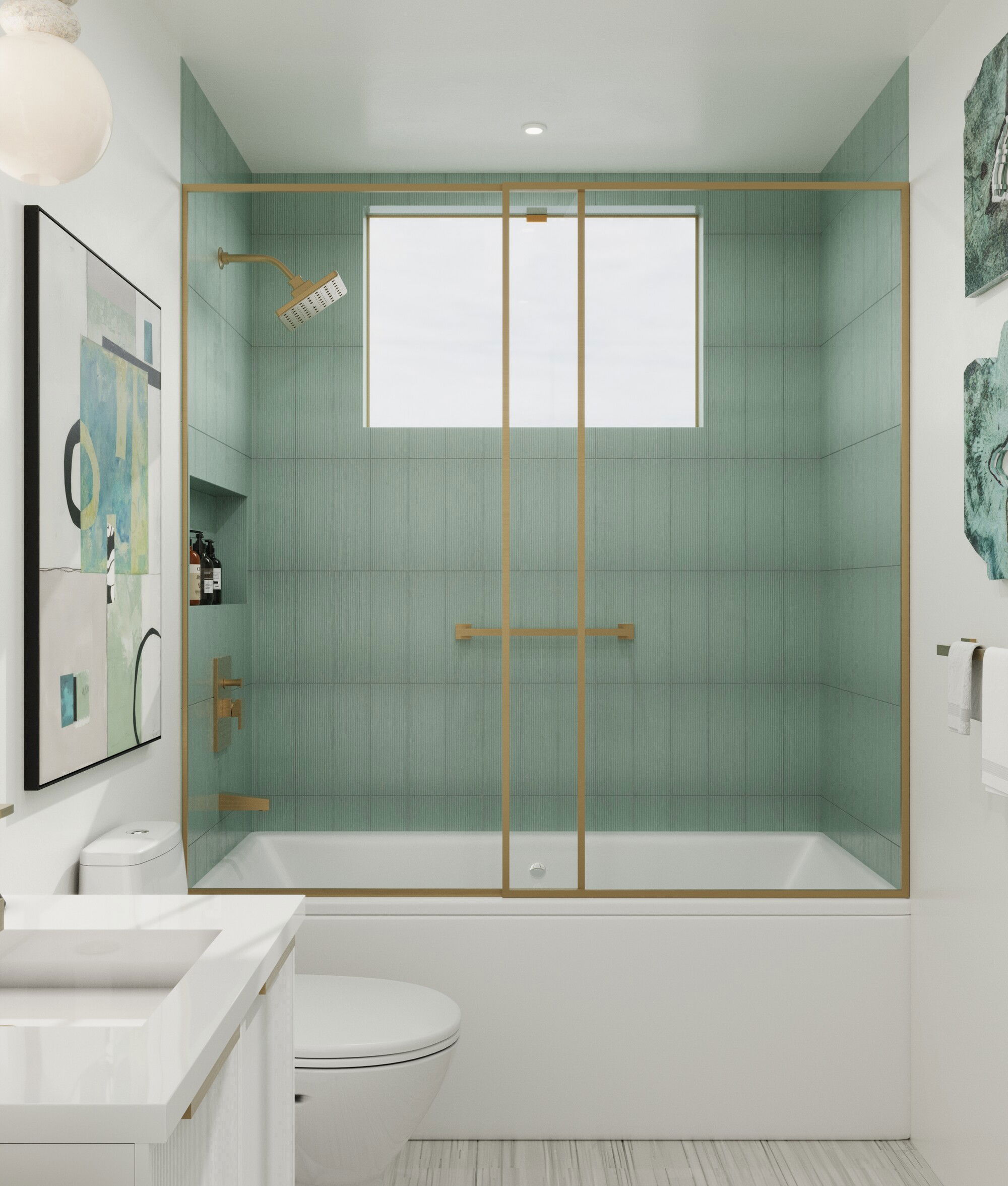 Online Designer Bathroom 3D Model 2