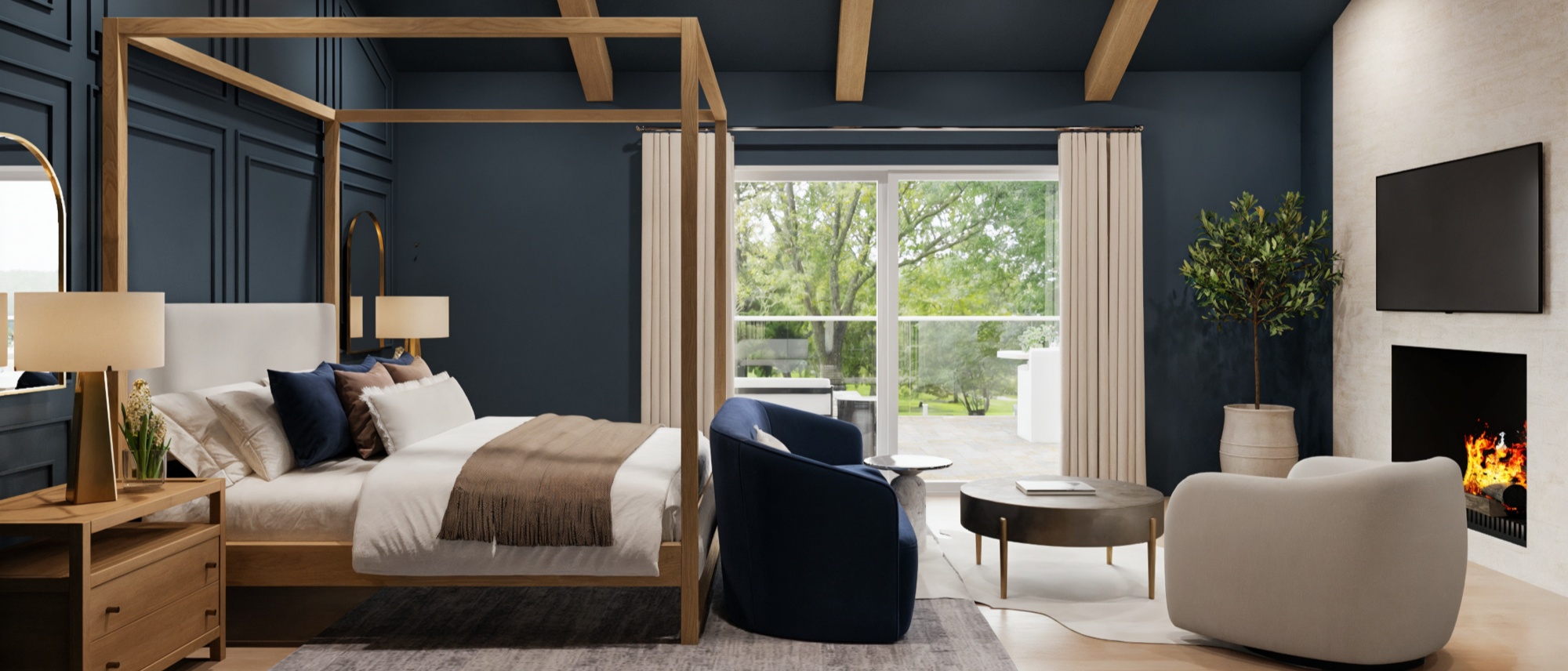 Timeless Luxury Sophisticated Home Design by affordable Ventura interior designers