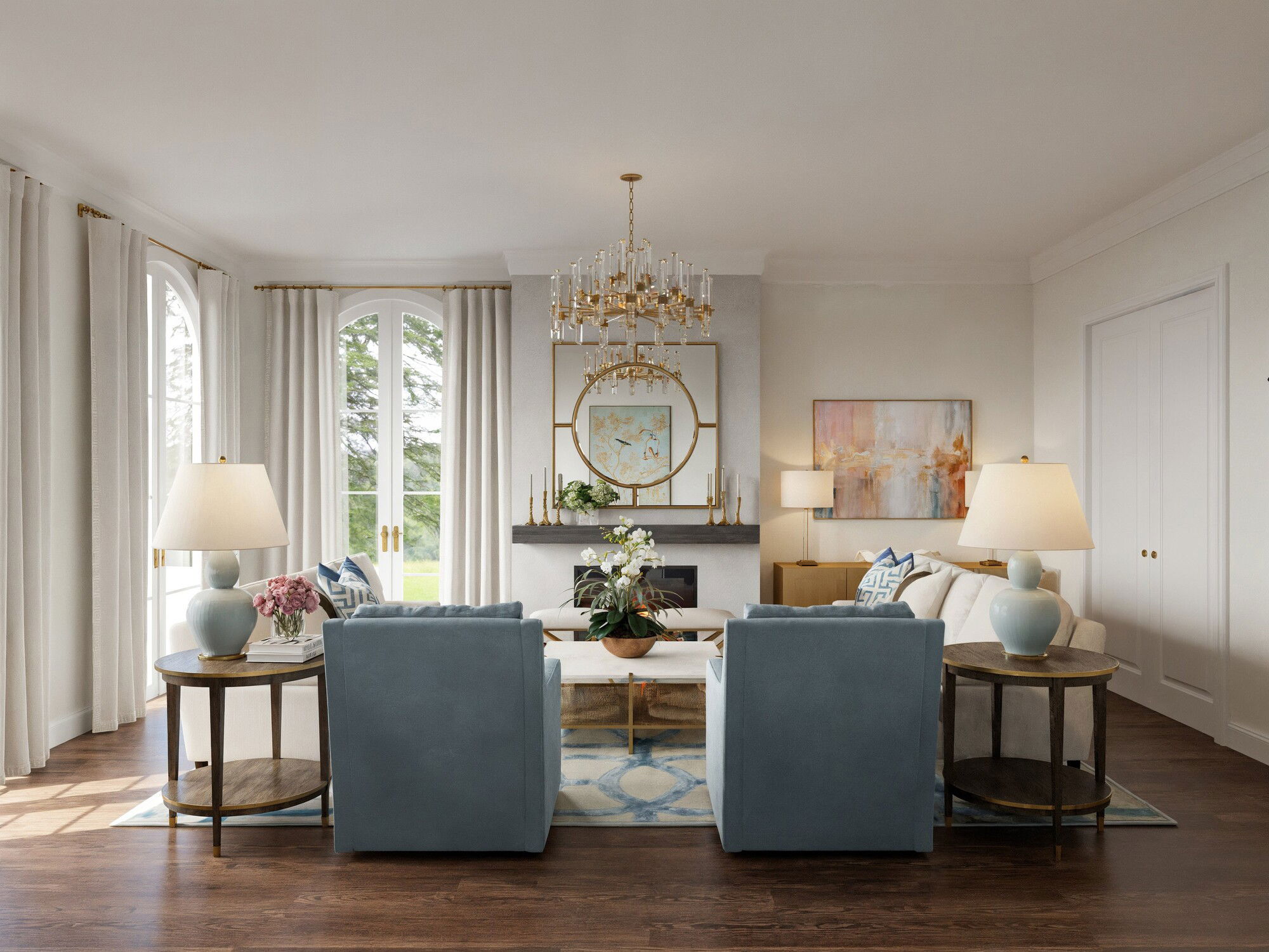Online Designer Living Room 3D Model 1