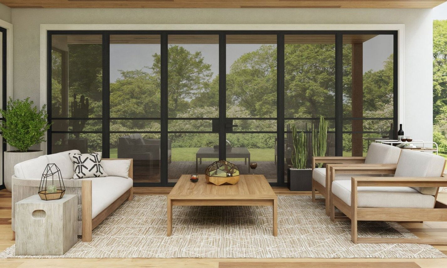 Fresh Modern and Contemporary Patio Design by affordable Richardson interior designers