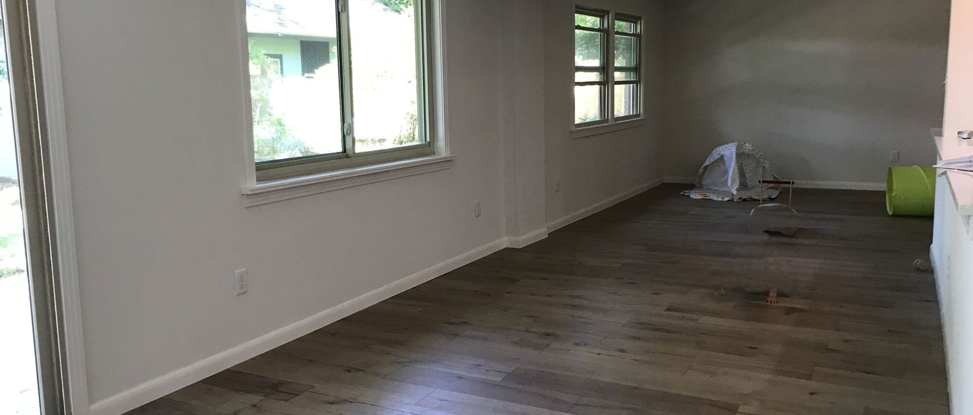 Modern Living-Dining Combo Design- Before Photo