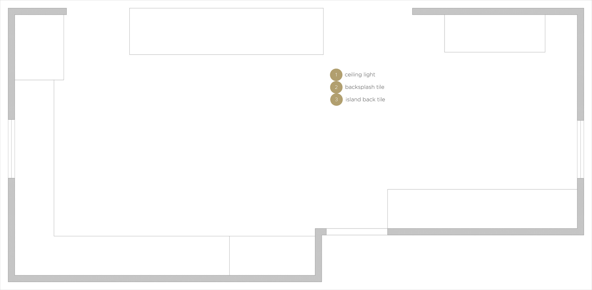 Online Designer Kitchen Floorplan