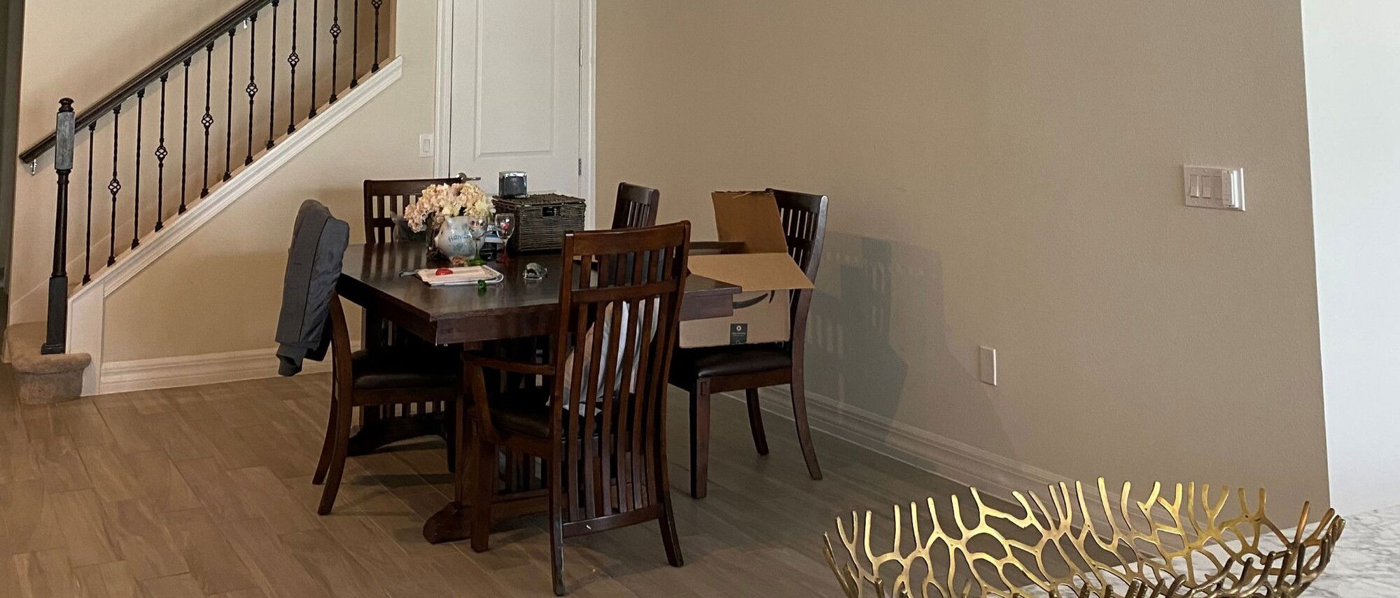 Timeless Elegant Dining Room Design- Before Photo