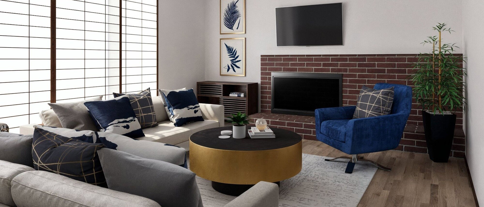 Contemporary Apartment Interior Design-Prabhat After Rendering