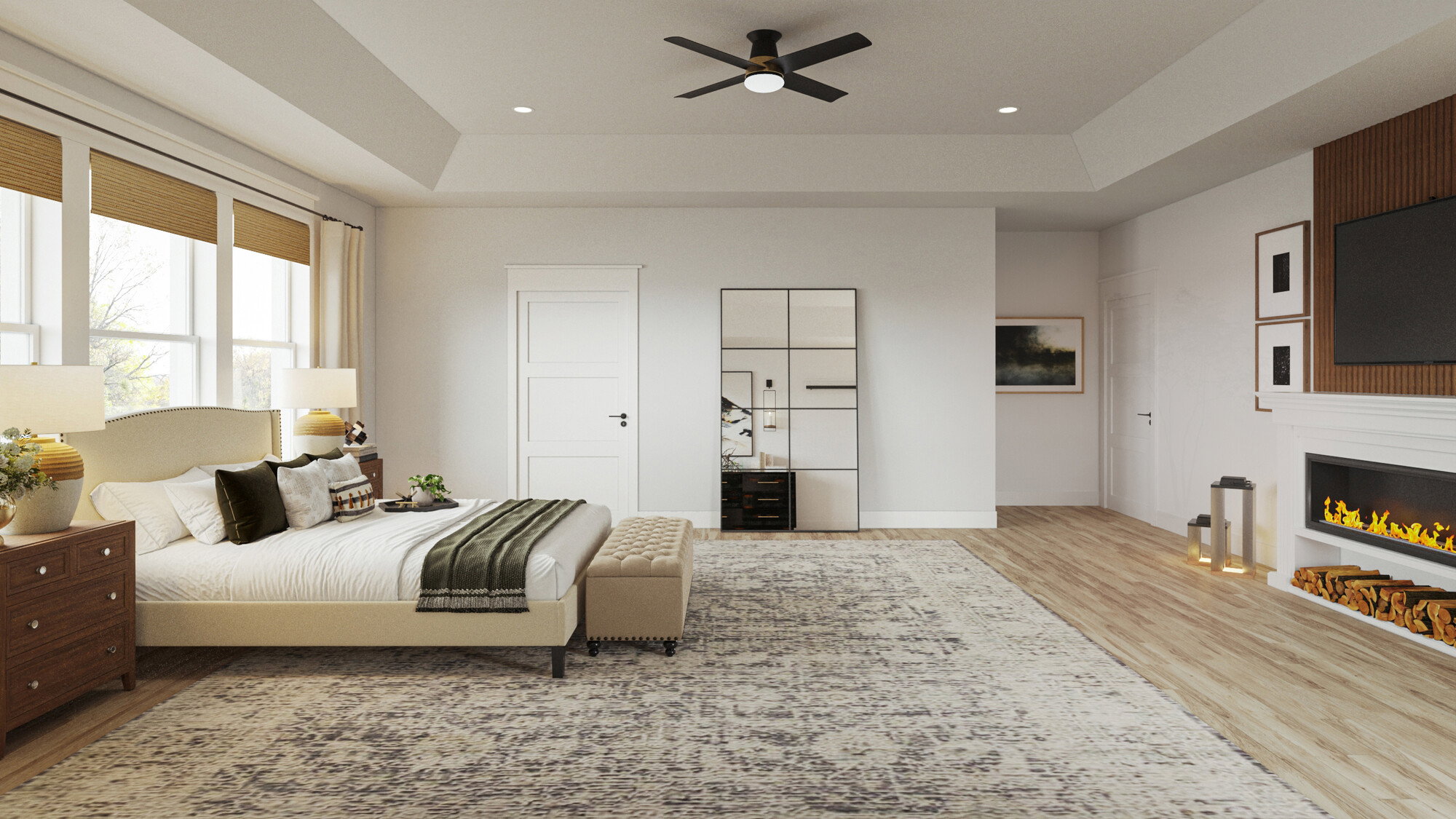 Online Designer Bedroom 3D Model 2