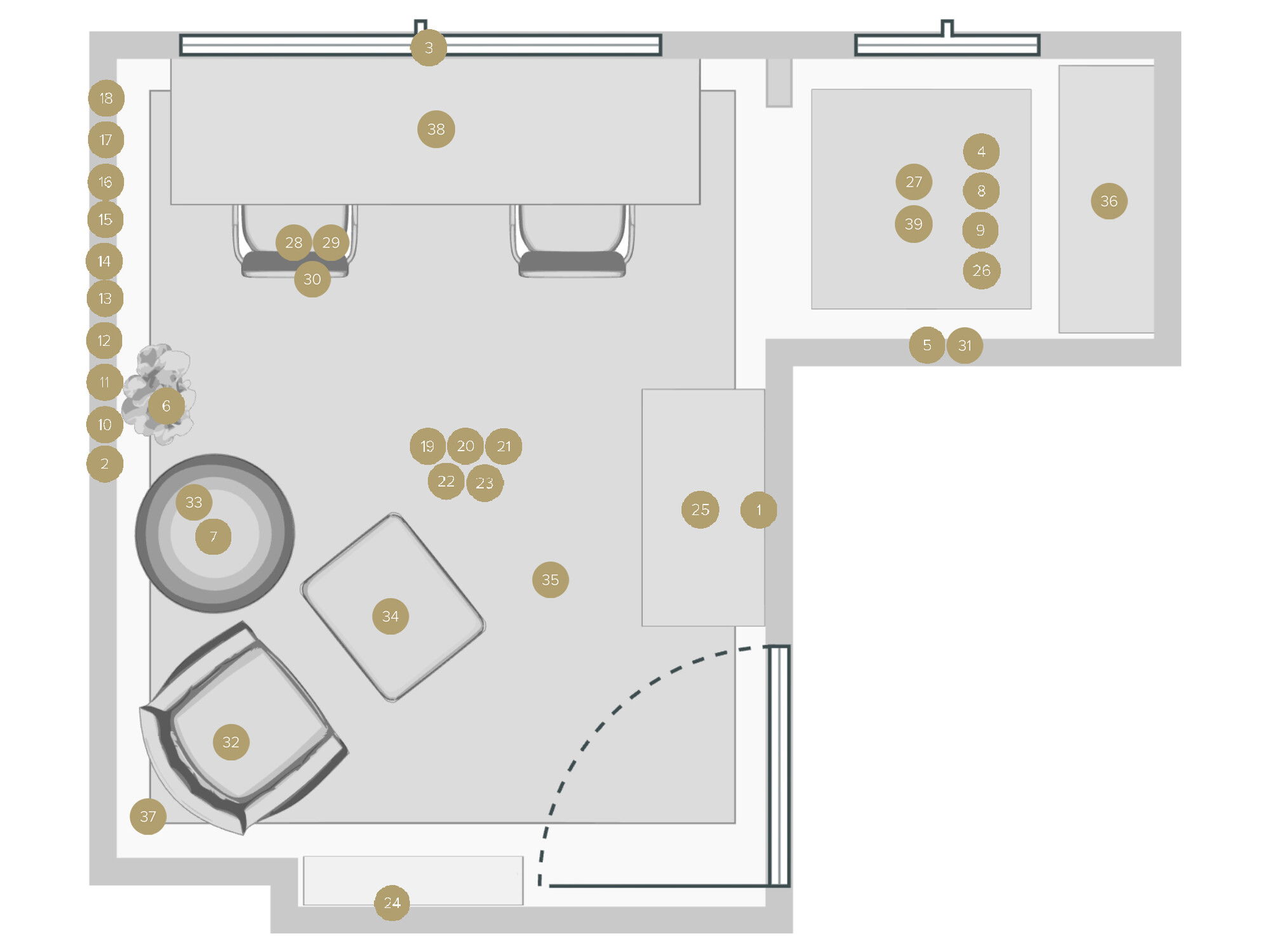 Online Designer Home/Small Office Floorplan