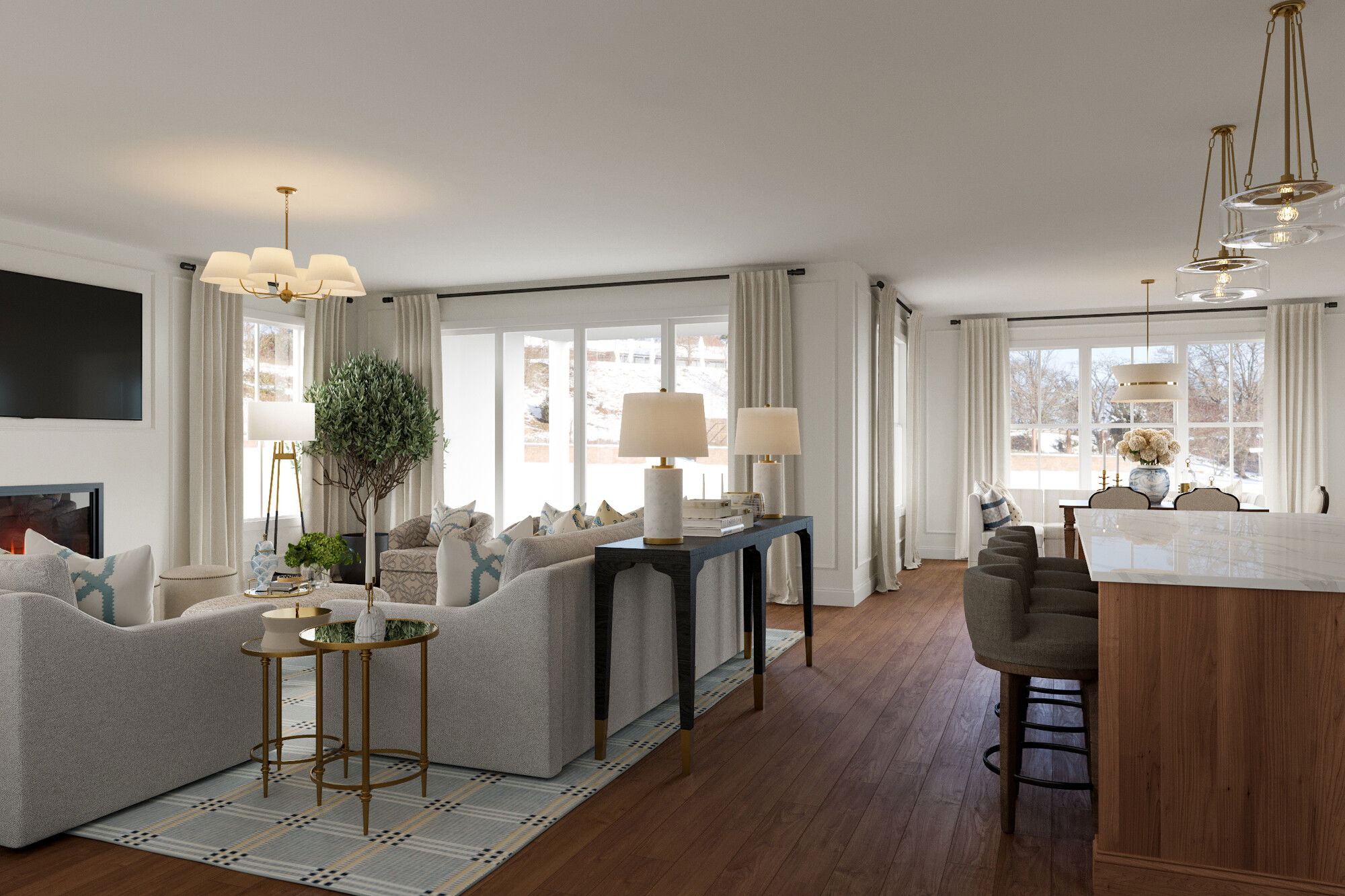 Online Designer Living Room 3D Model 7