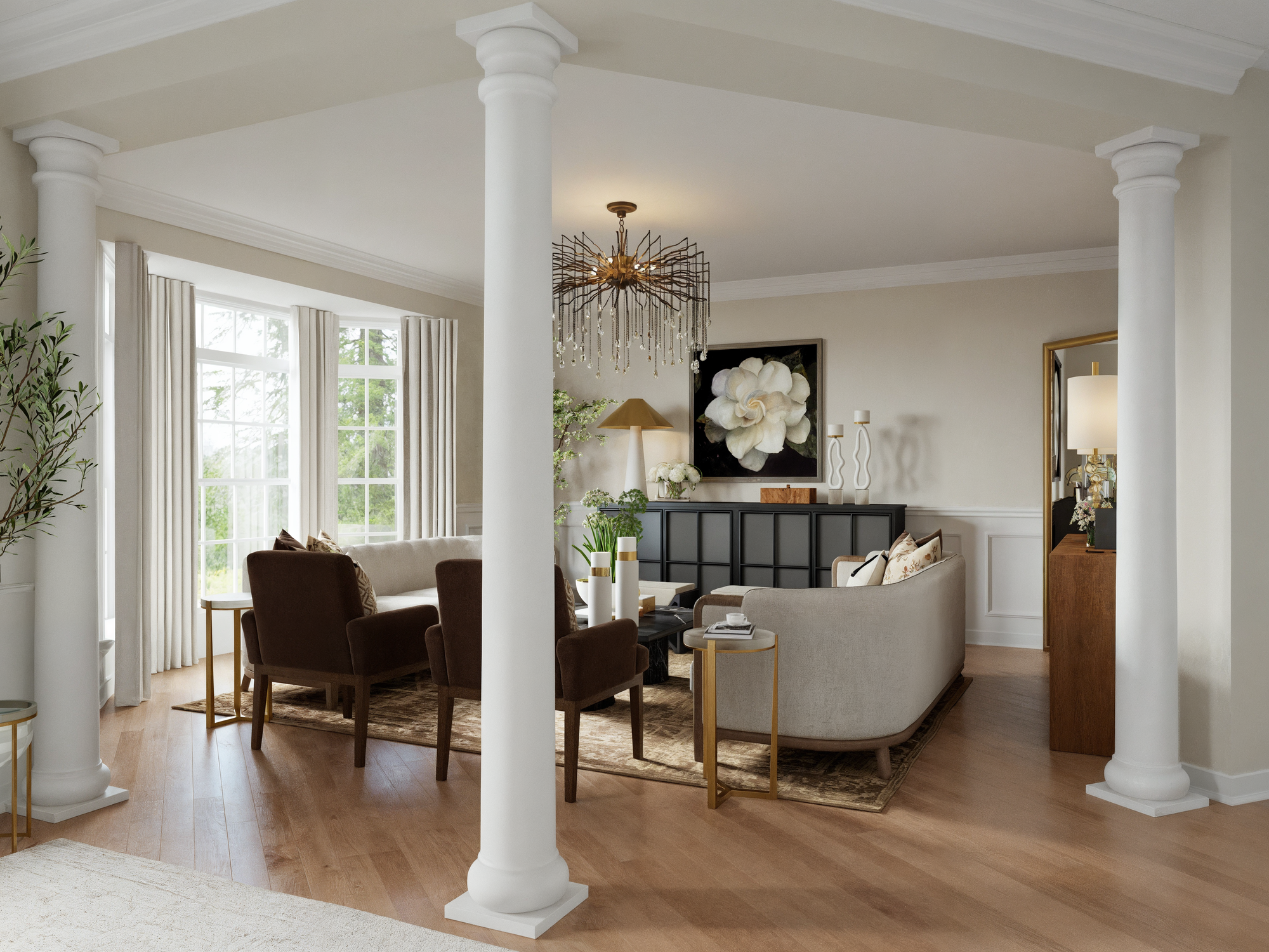 Online Designer Living Room 3D Model 2