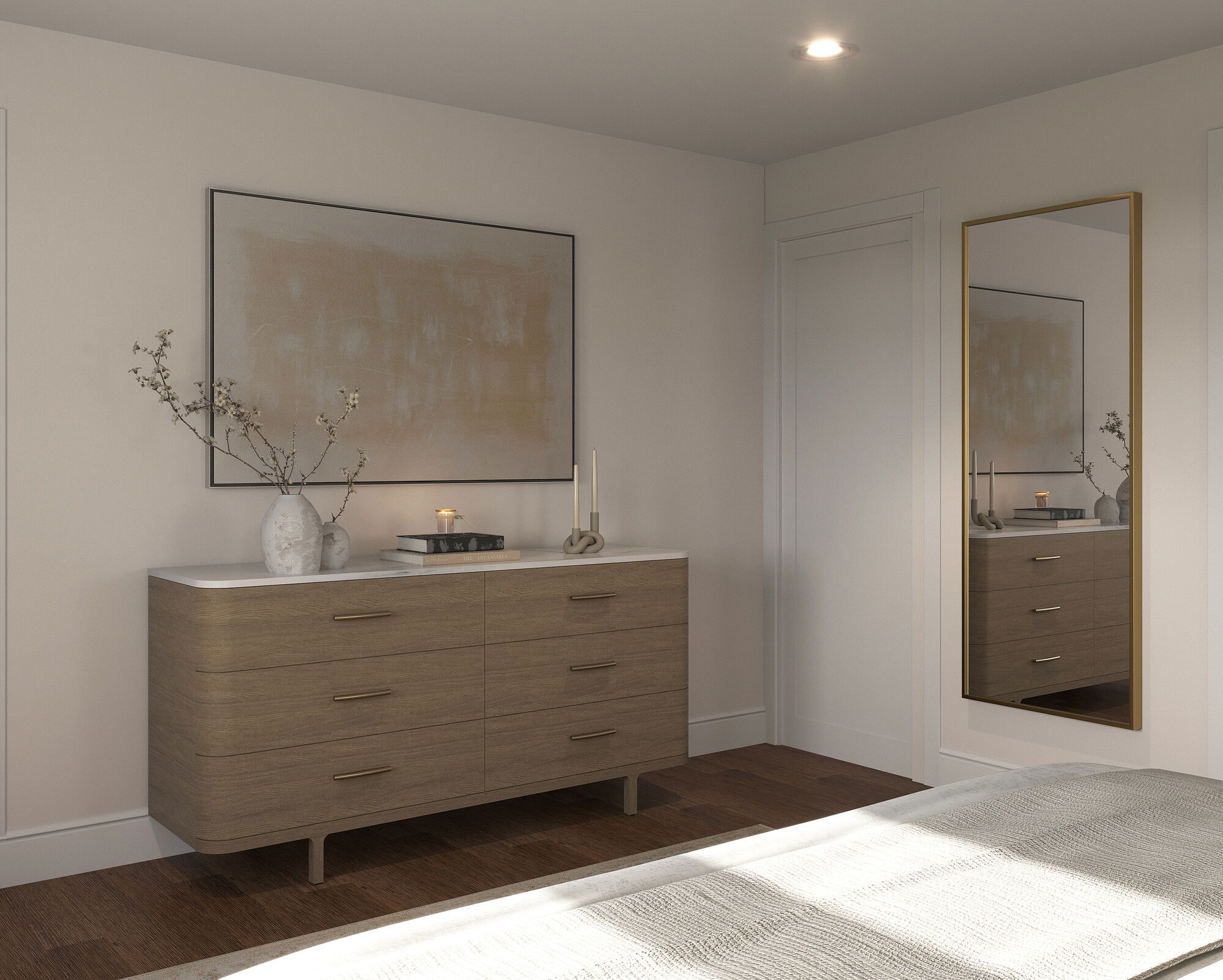 Online Designer Bedroom 3D Model 3